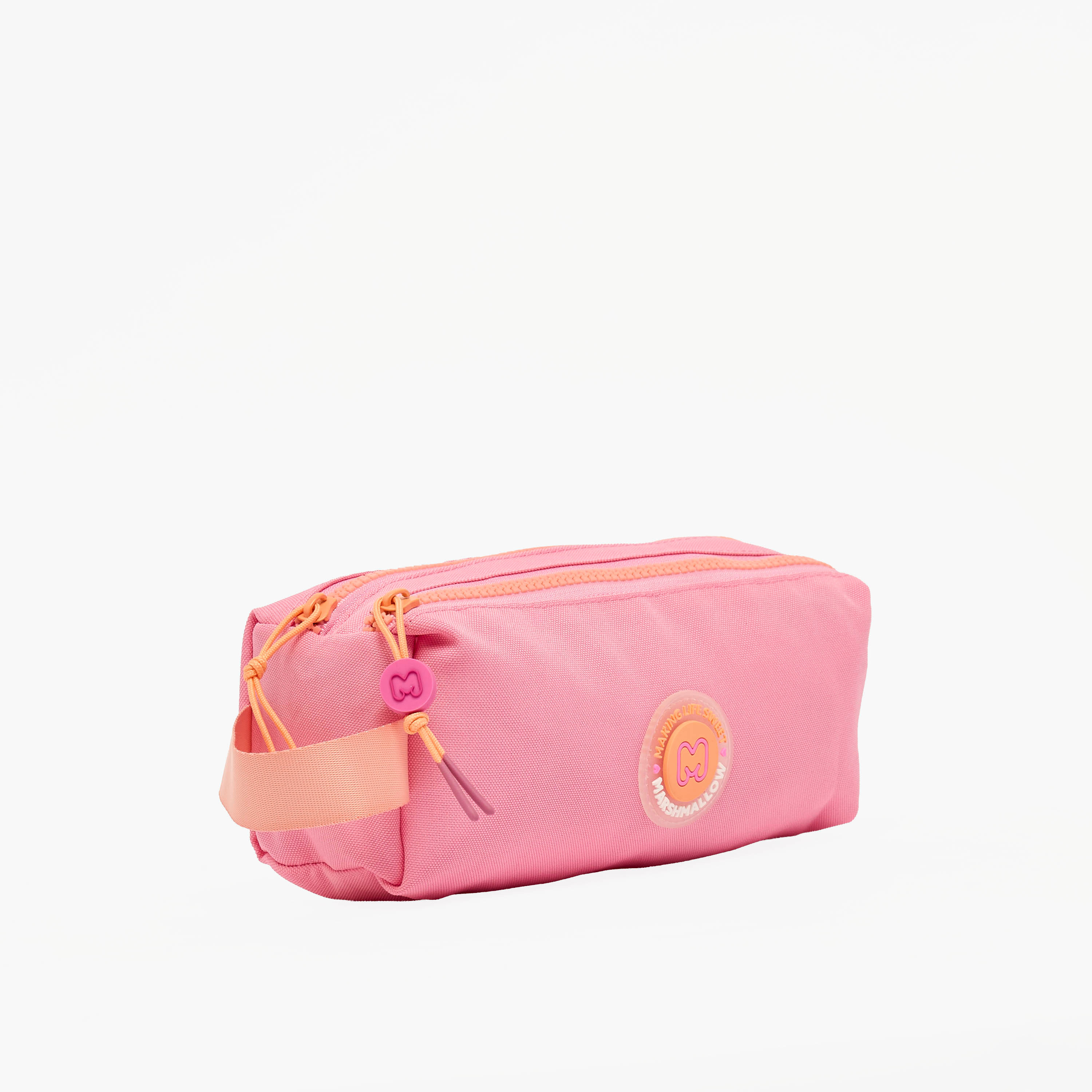 MARSHMALLOW Solid Pencil Pouch with 2 Compartments-school-stationery-pencilcases-image-3