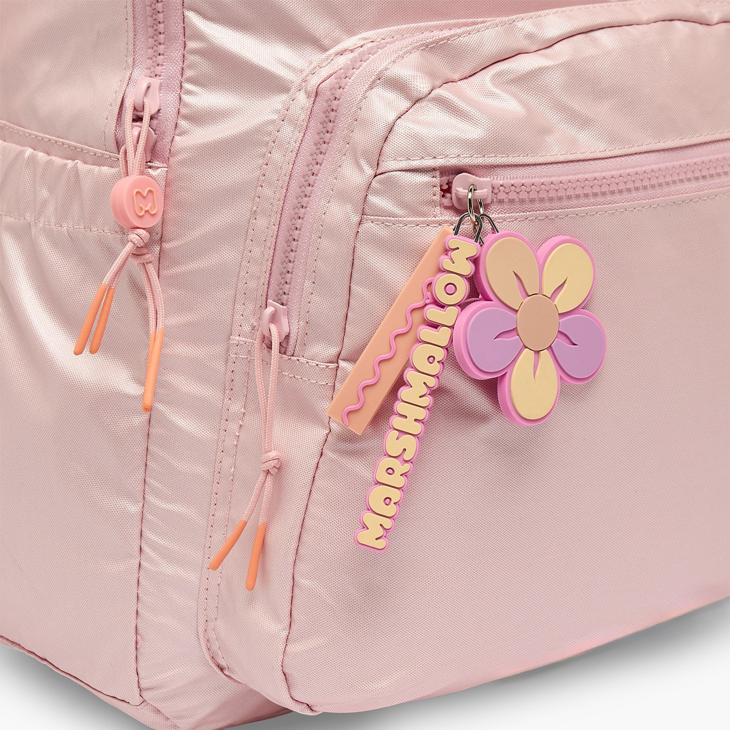MARSHMALLOW Solid Backpack for Girls 8-13 Years with Padded Shoulder Straps - 17 inches-school-bagsandbackpacks-backpacks-image-4