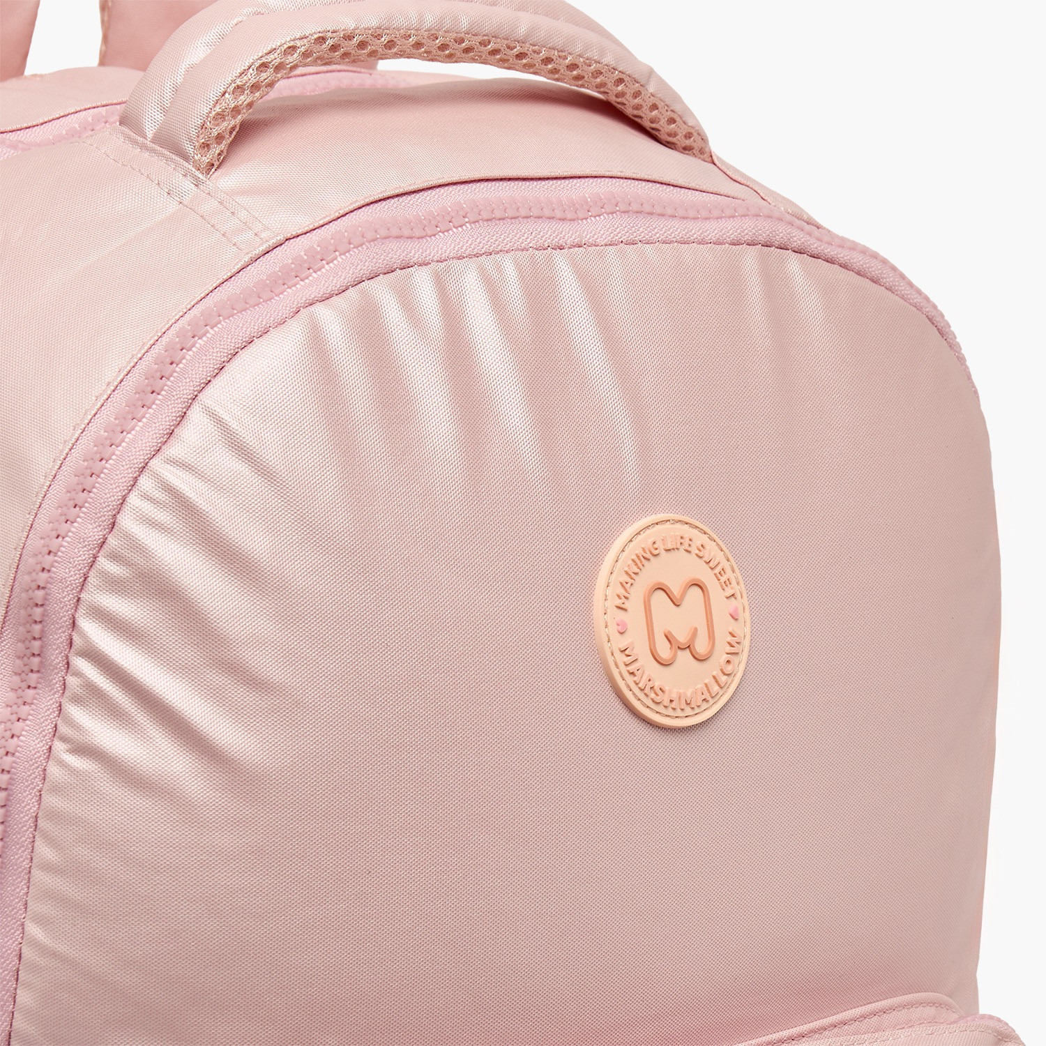 MARSHMALLOW Solid Backpack for Girls 8-13 Years with Padded Shoulder Straps - 17 inches-school-bagsandbackpacks-backpacks-image-5