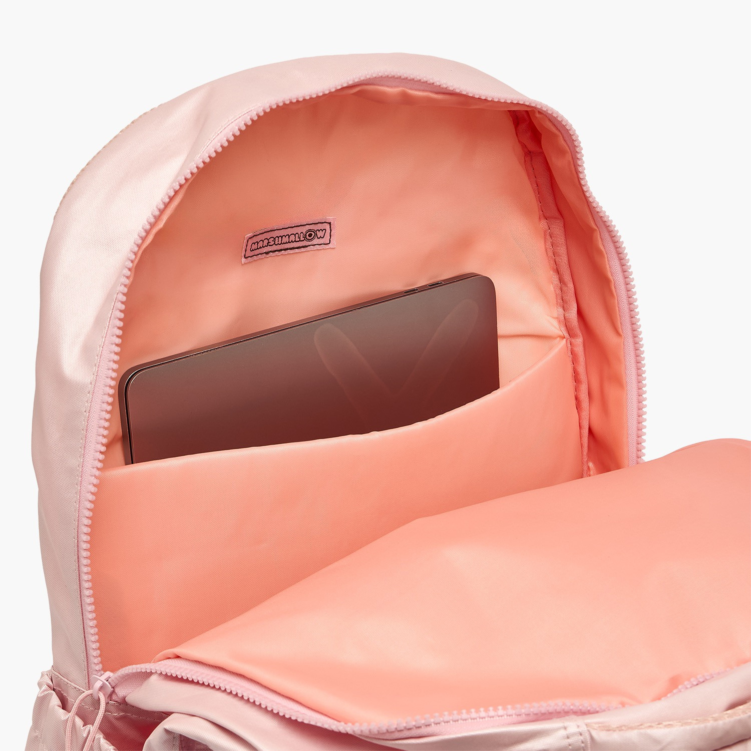 MARSHMALLOW Solid Backpack for Girls 8-13 Years with Padded Shoulder Straps - 17 inches-school-bagsandbackpacks-backpacks-image-6
