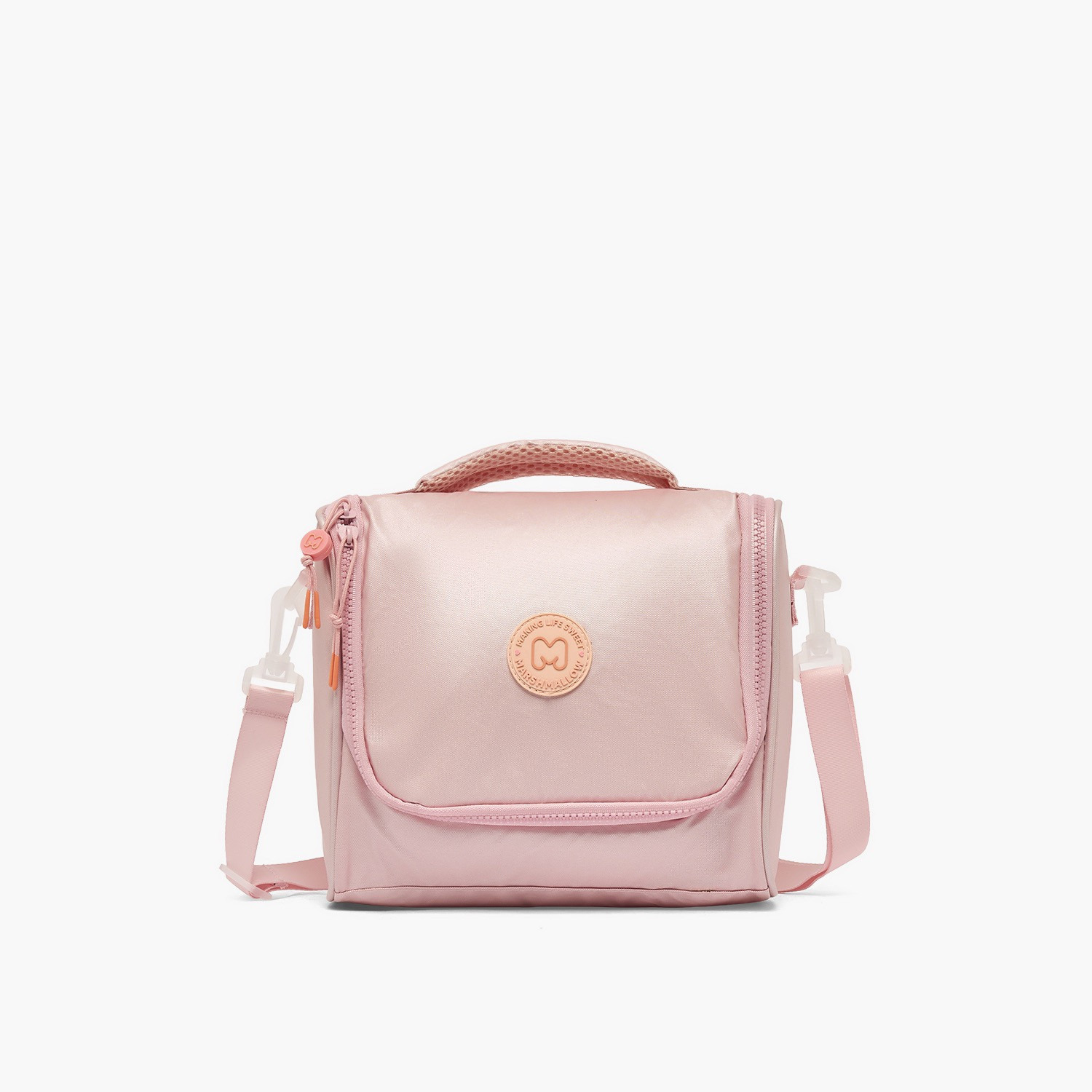 MARSHMALLOW Solid Lunch Bag for Girls 8-13 Years with Detachable Strap-school-lunchessentials-lunchbags-image-1