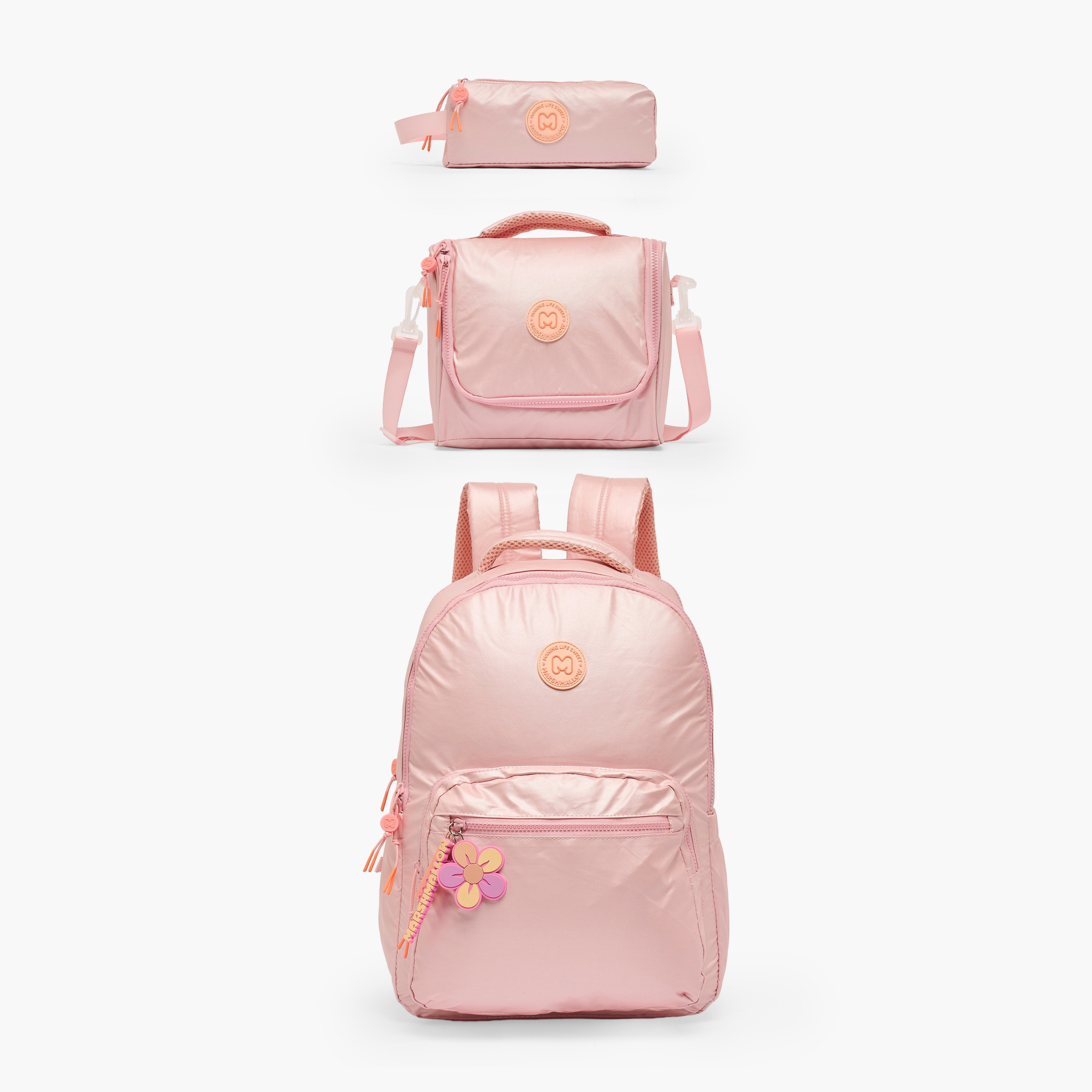 MARSHMALLOW Solid Lunch Bag for Girls 8-13 Years with Detachable Strap-school-lunchessentials-lunchbags-image-8