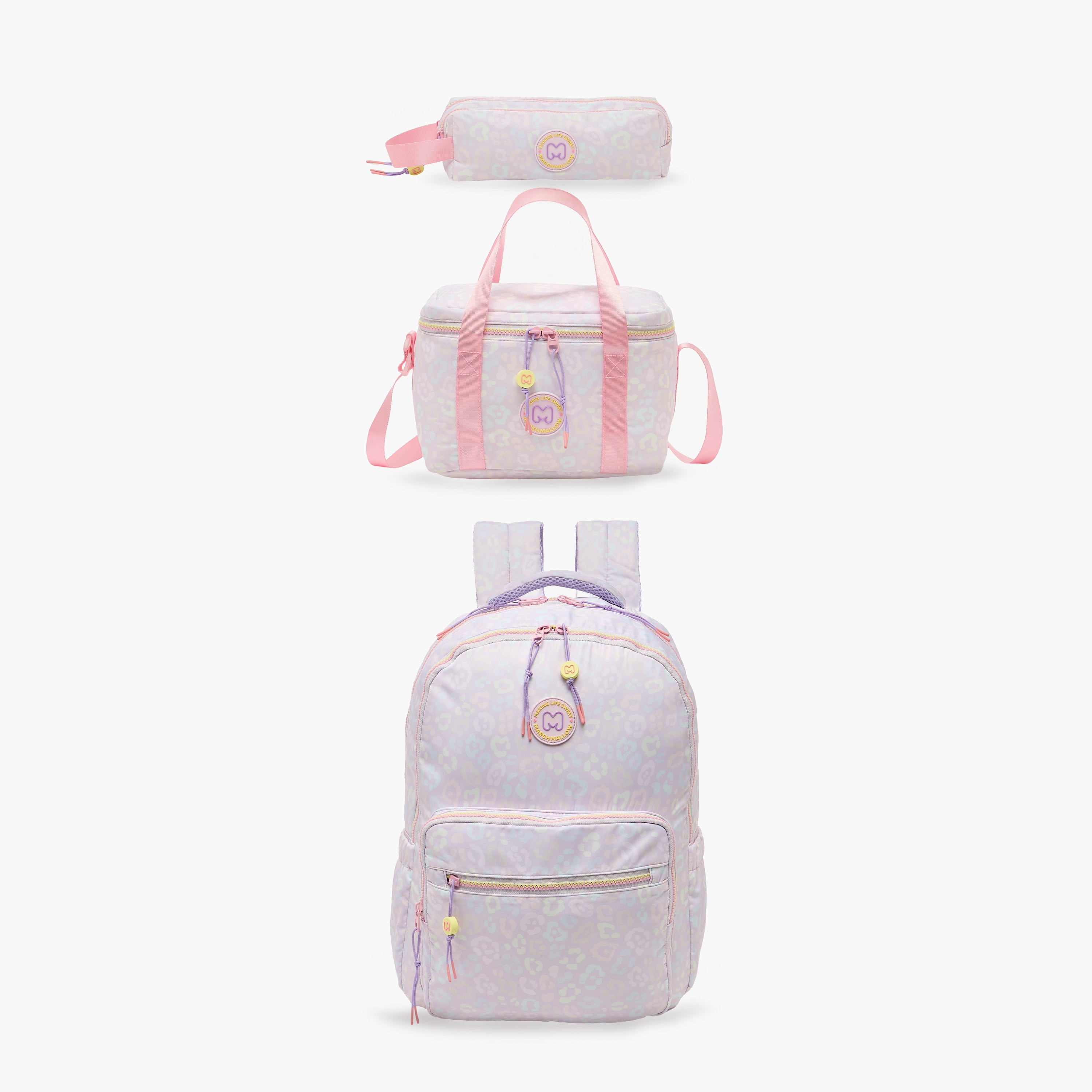 MARSHMALLOW Printed Backpack for Girls 8-13 Years with Padded Shoulder Straps - 17 inches-school-bagsandbackpacks-backpacks-image-10