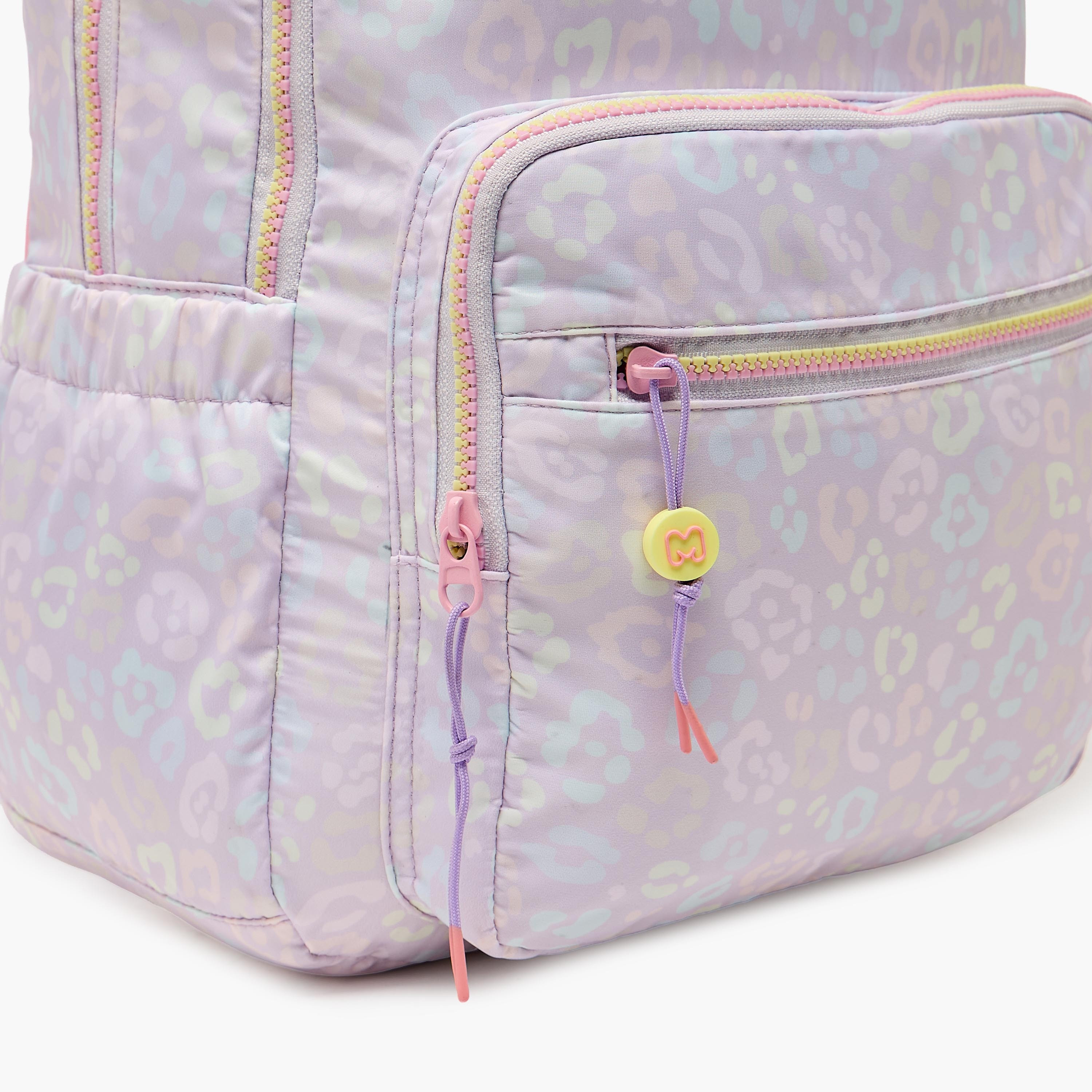 MARSHMALLOW Printed Backpack for Girls 8-13 Years with Padded Shoulder Straps - 17 inches-school-bagsandbackpacks-backpacks-image-4