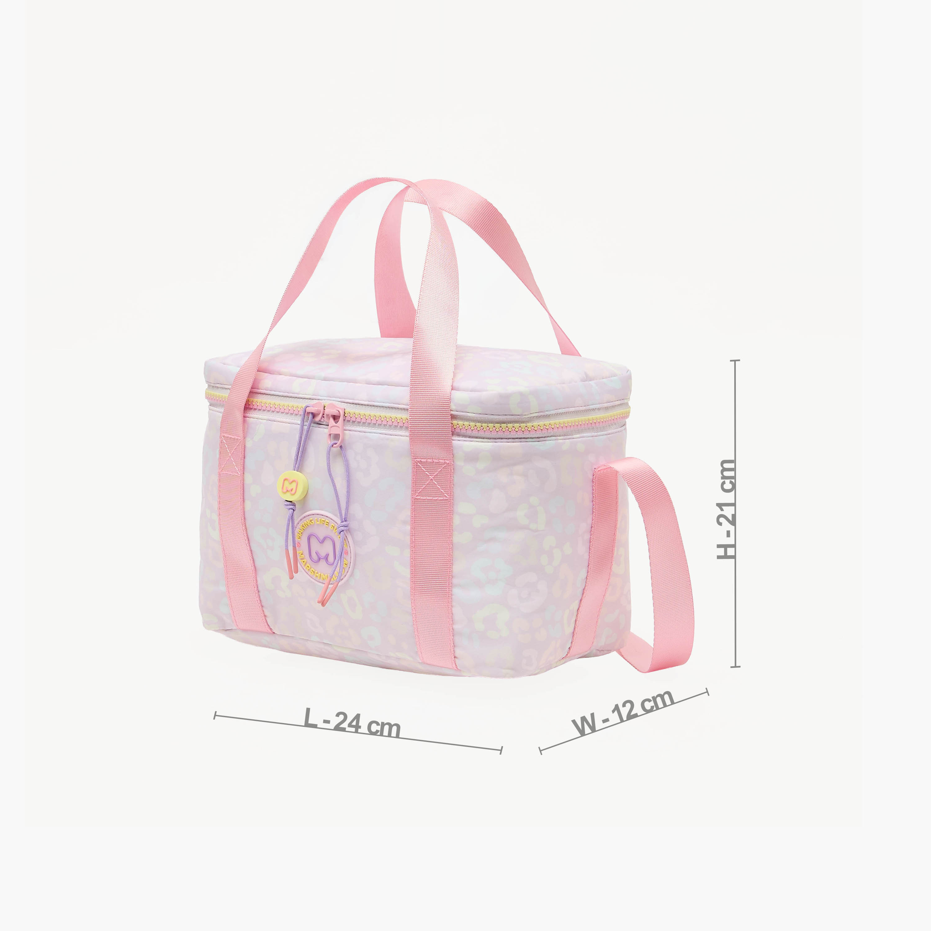 MARSHMALLOW Printed Lunch Bag for Girls 8-13 Years with Adjustable Strap-school-lunchessentials-lunchbags-image-6