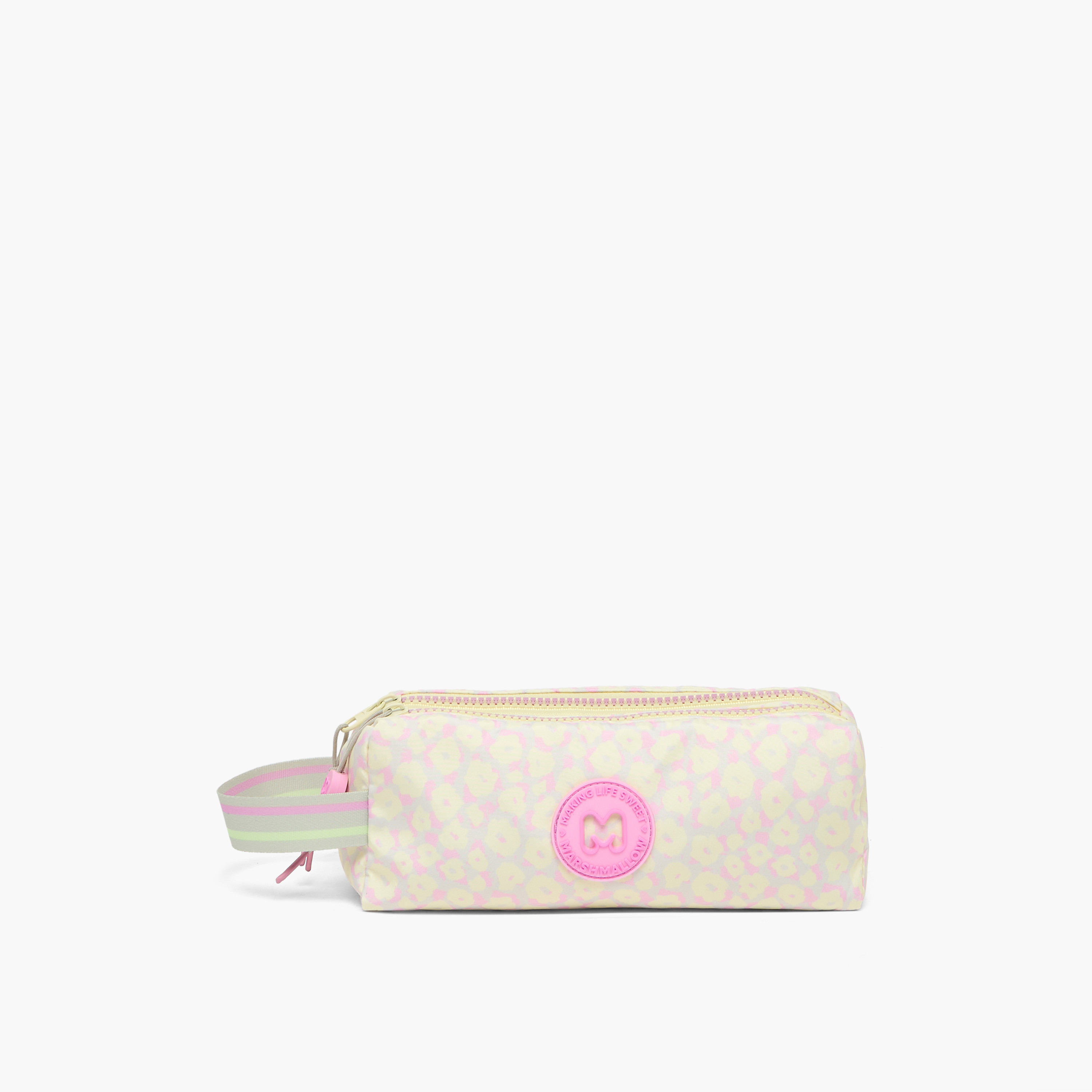 MARSHMALLOW Floral Print Pencil Pouch with Dual Compartments-school-stationery-pencilcases-image-1