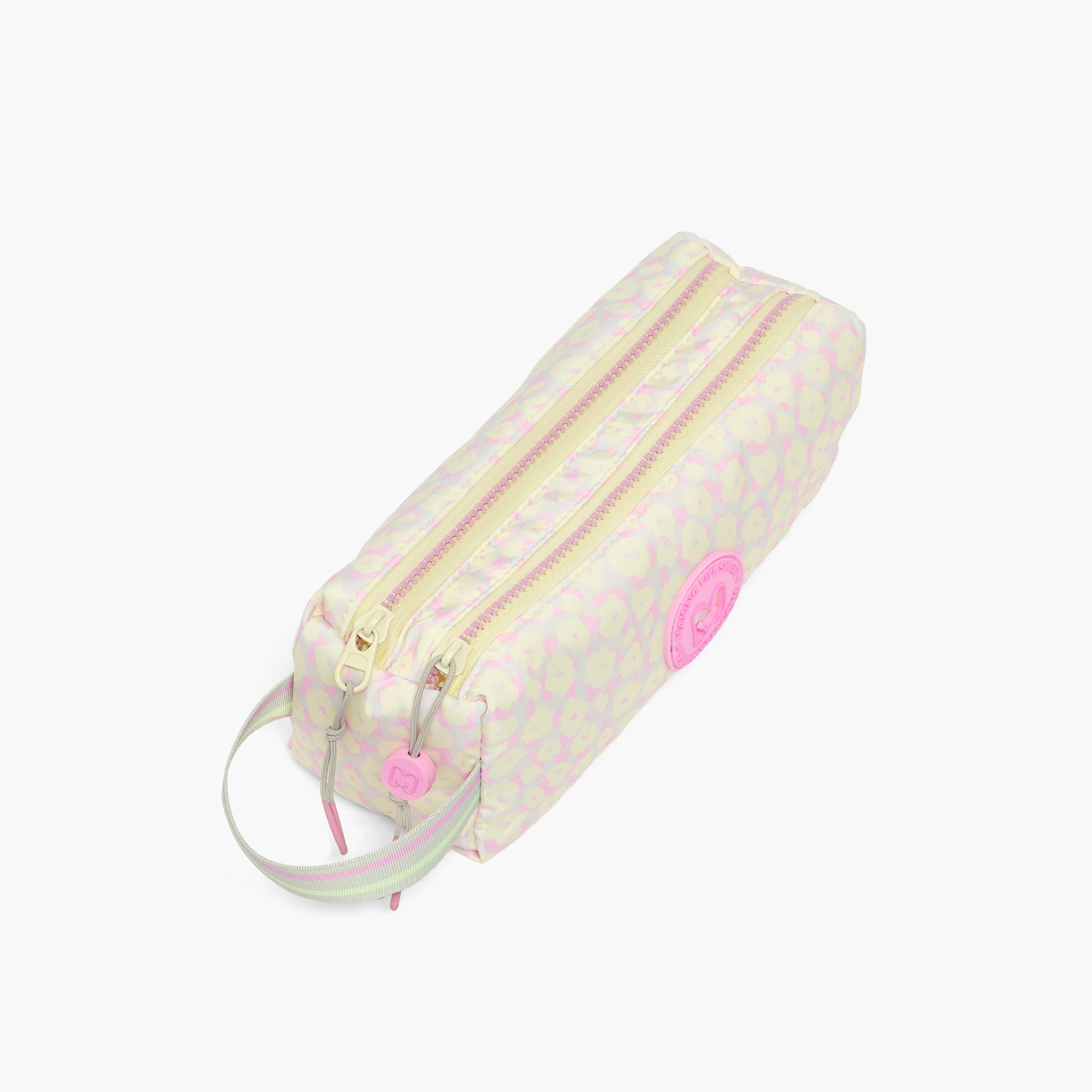MARSHMALLOW Floral Print Pencil Pouch with Dual Compartments-school-stationery-pencilcases-image-2