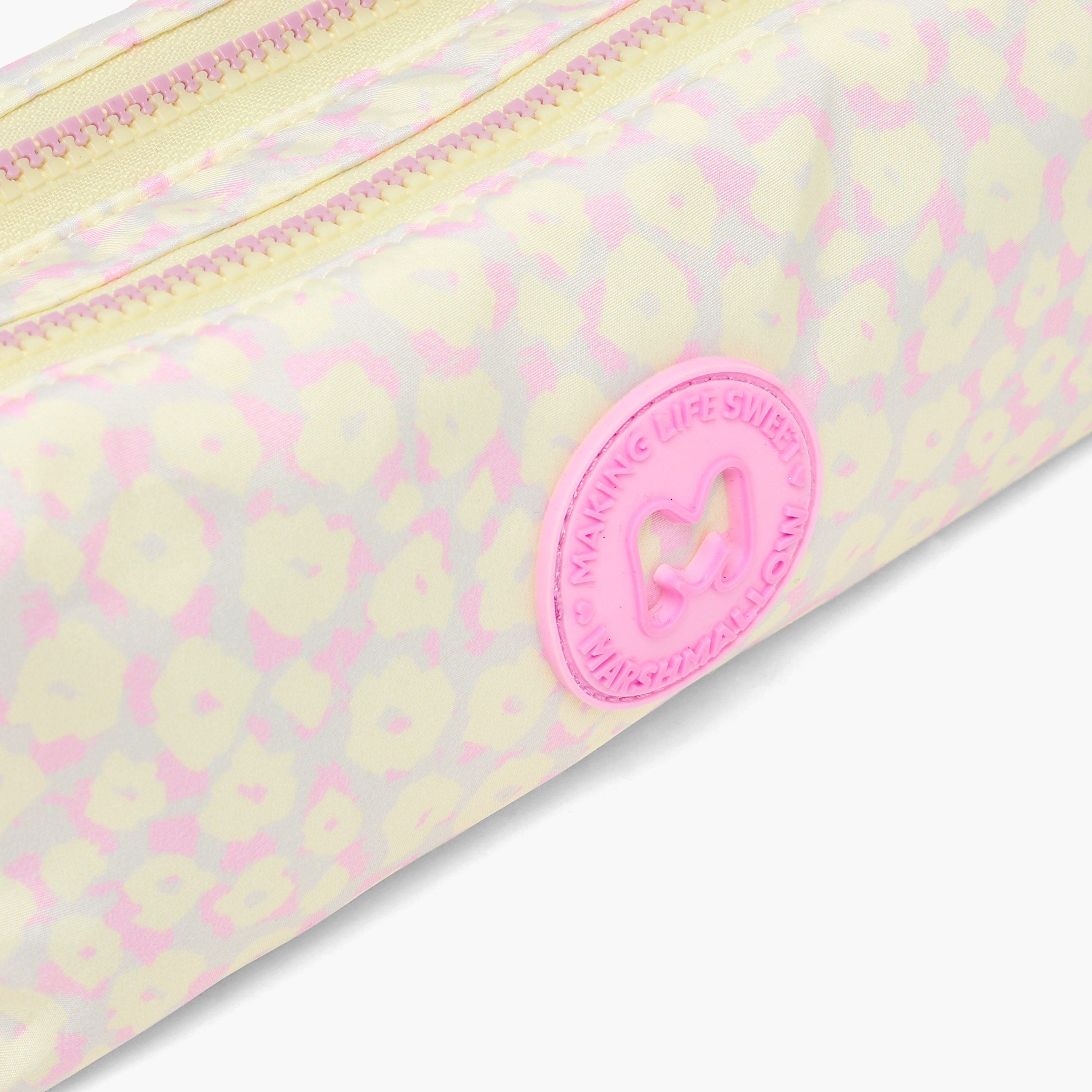 MARSHMALLOW Floral Print Pencil Pouch with Dual Compartments-school-stationery-pencilcases-image-6