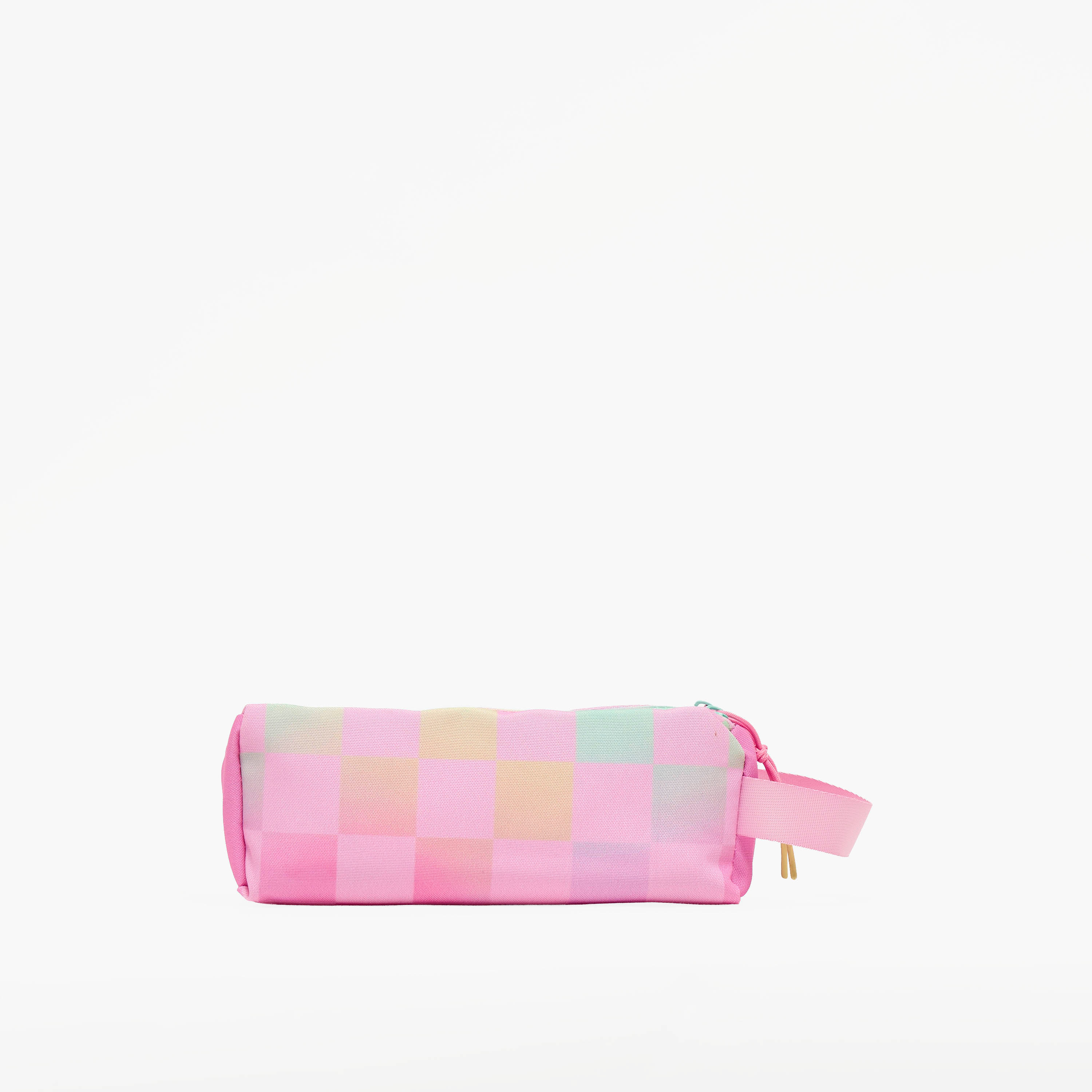 MARSHMALLOW Checked Pencil Pouch with 2 Compartments-school-stationery-pencilcases-image-4