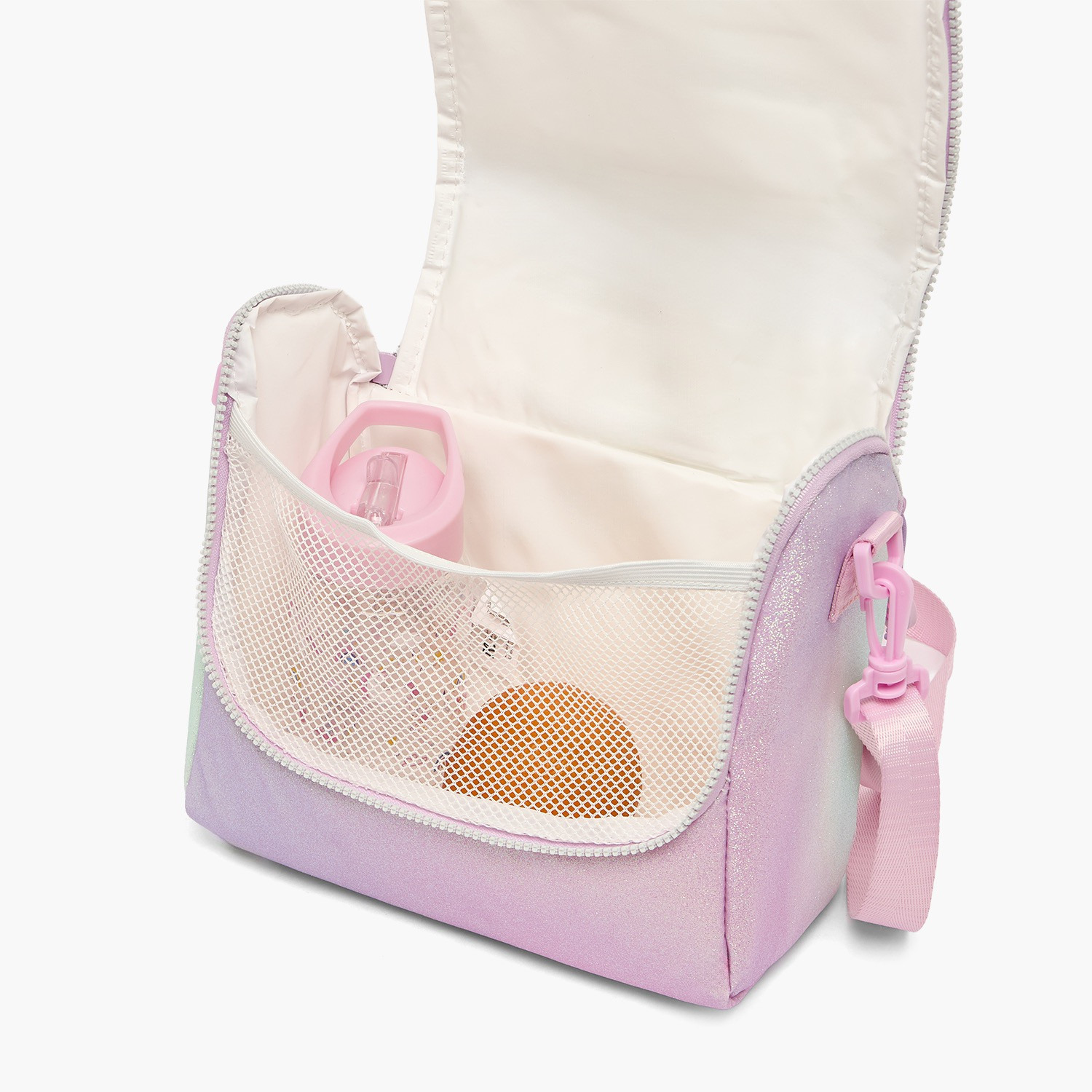 MARSHMALLOW Glittery Lunch Bag for Girls 8-13 Years with Detachable Strap-school-lunchessentials-lunchbags-image-5