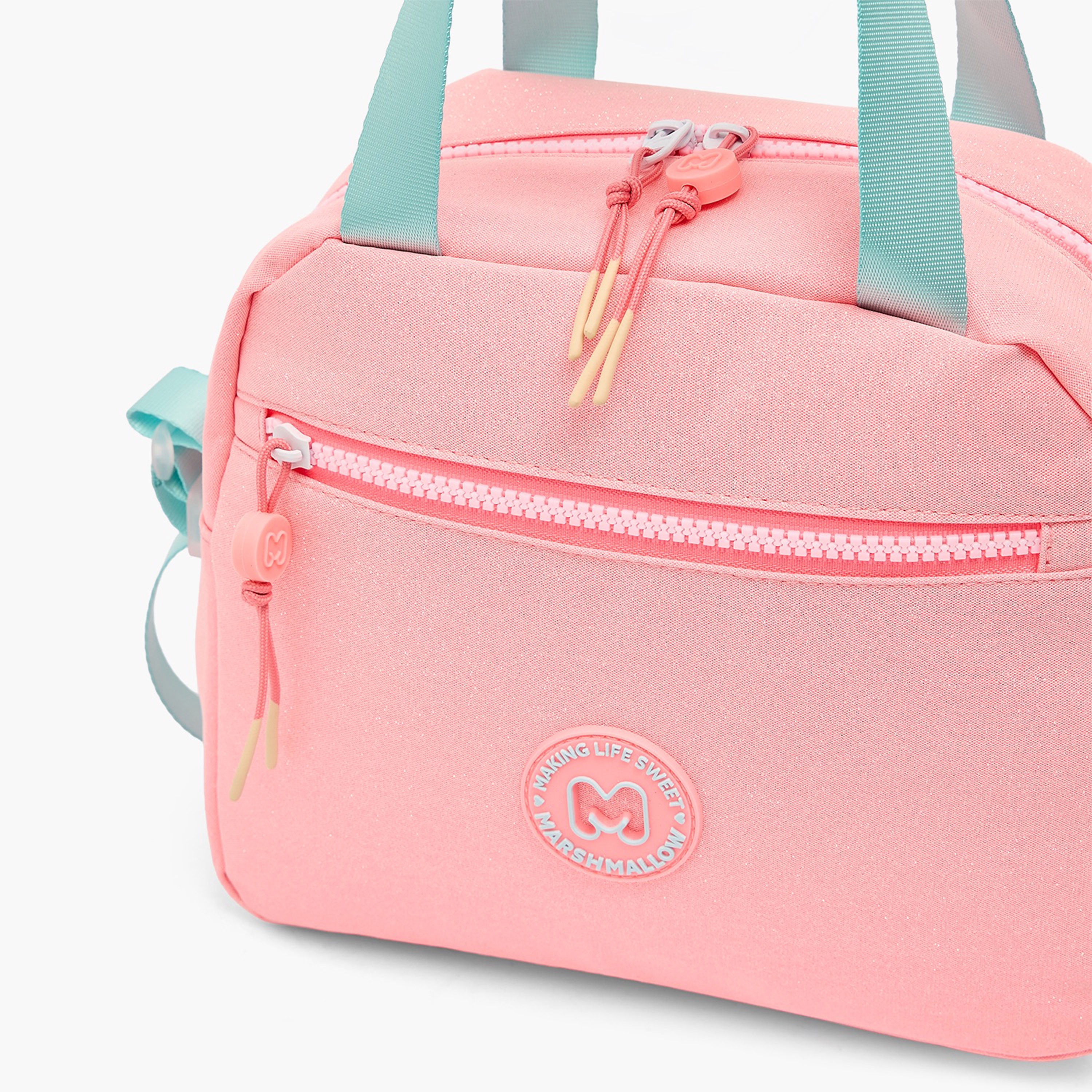 MARSHMALLOW Solid Lunch Bag for Girls 8-13 Years with Adjustable Strap-school-lunchessentials-lunchbags-image-5