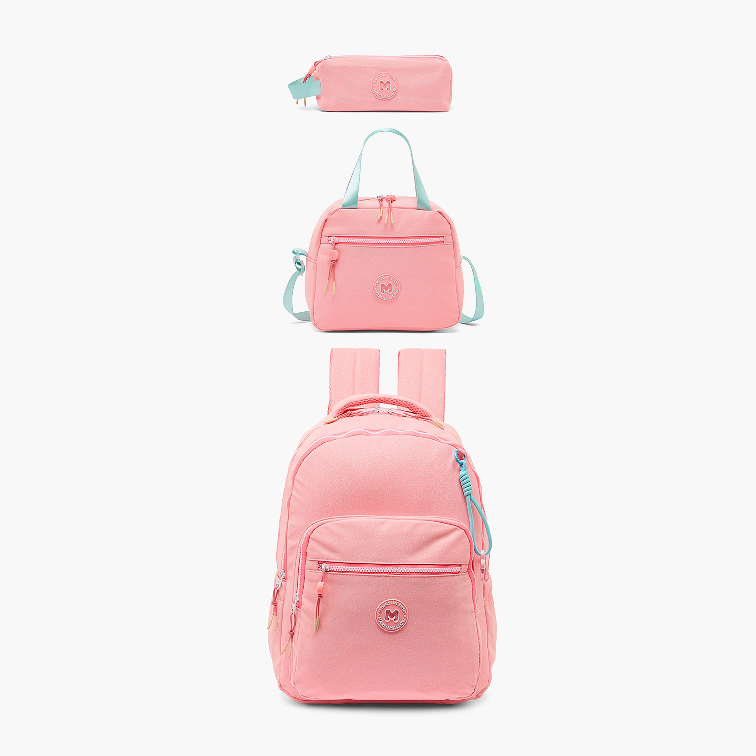 MARSHMALLOW Solid Lunch Bag for Girls 8-13 Years with Adjustable Strap-school-lunchessentials-lunchbags-image-8