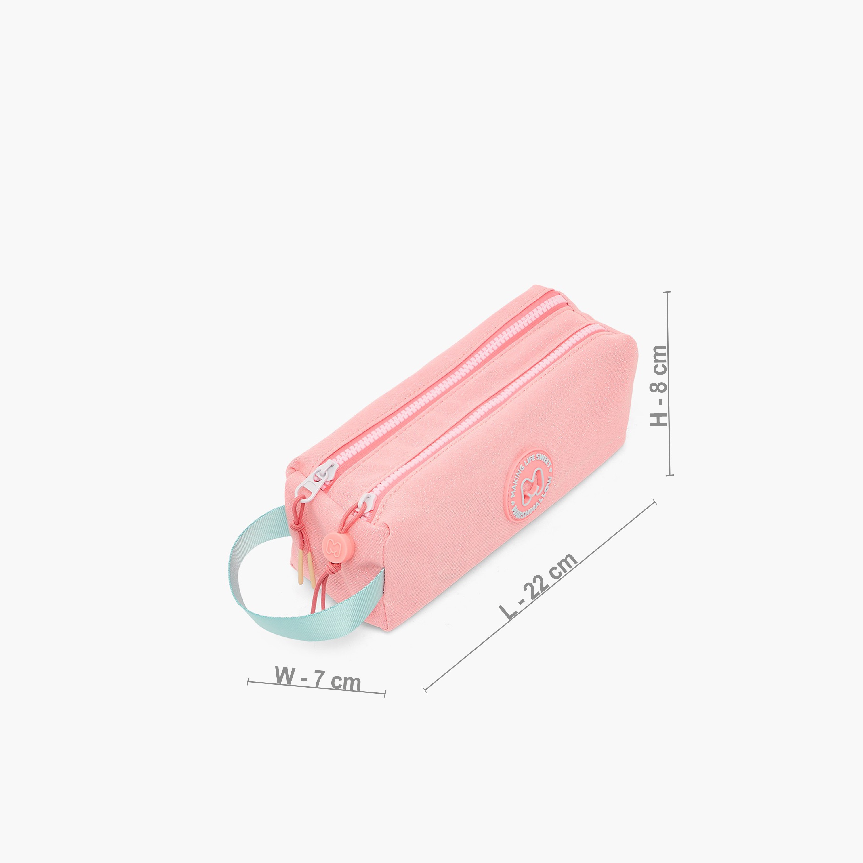 MARSHMALLOW Solid Pencil Pouch with 2 Compartments-school-stationery-pencilcases-image-3