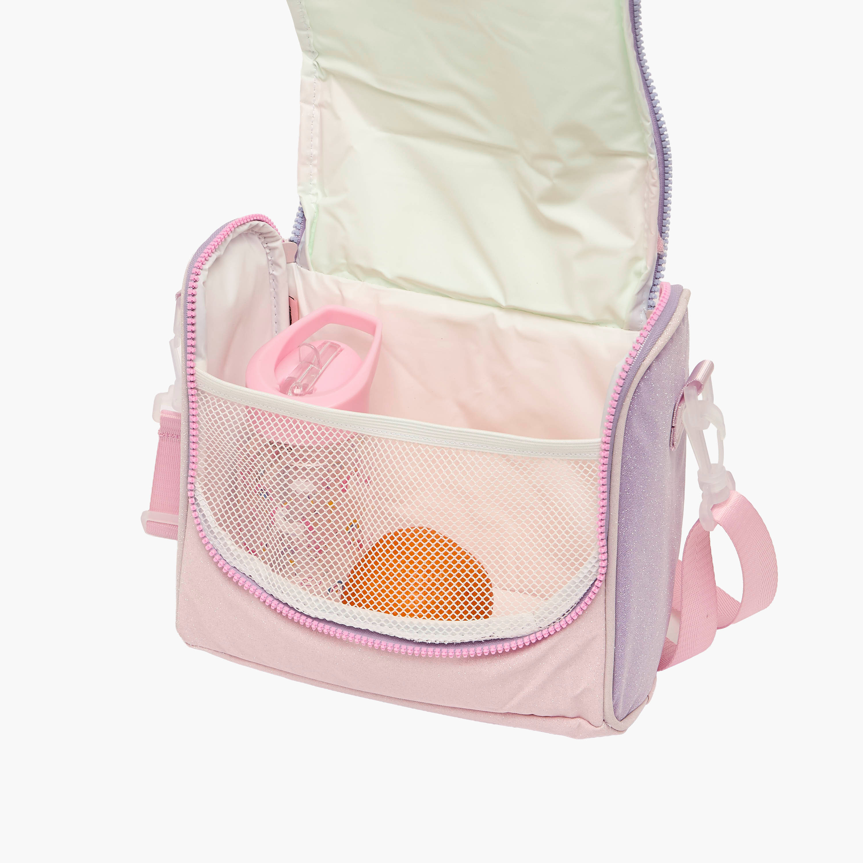 MARSHMALLOW Colourblock Lunch Bag for Girls 8-13 Years with Detachable Strap-school-lunchessentials-lunchbags-image-5