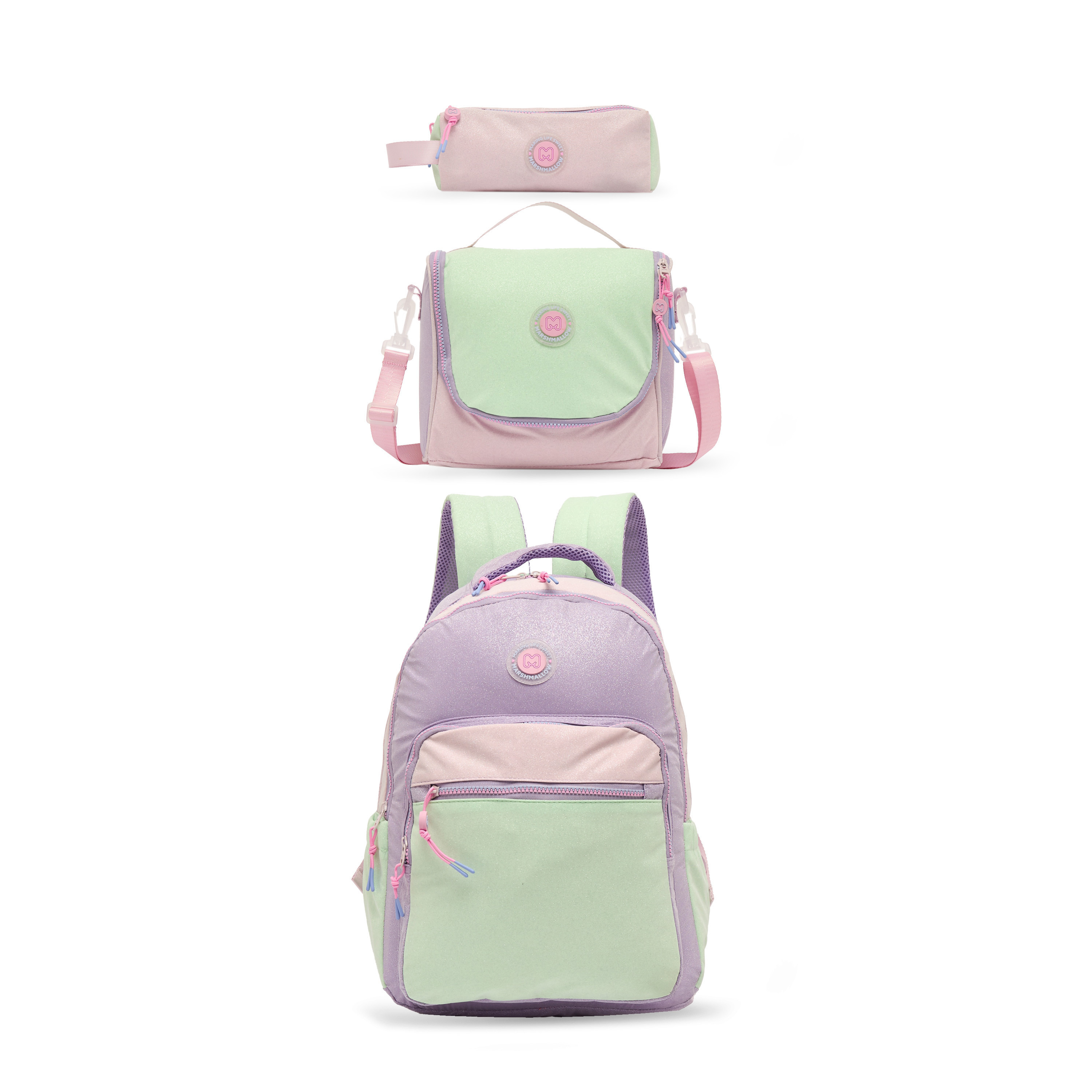 MARSHMALLOW Colourblock Lunch Bag for Girls 8-13 Years with Detachable Strap-school-lunchessentials-lunchbags-image-8