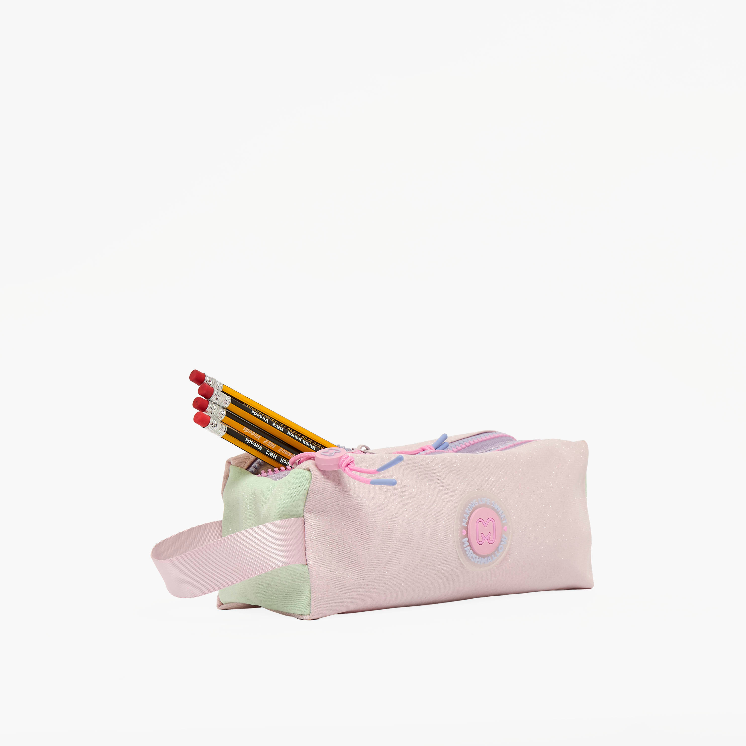 MARSHMALLOW Colourblock Pencil Pouch with 2 Compartments-school-stationery-pencilcases-image-3