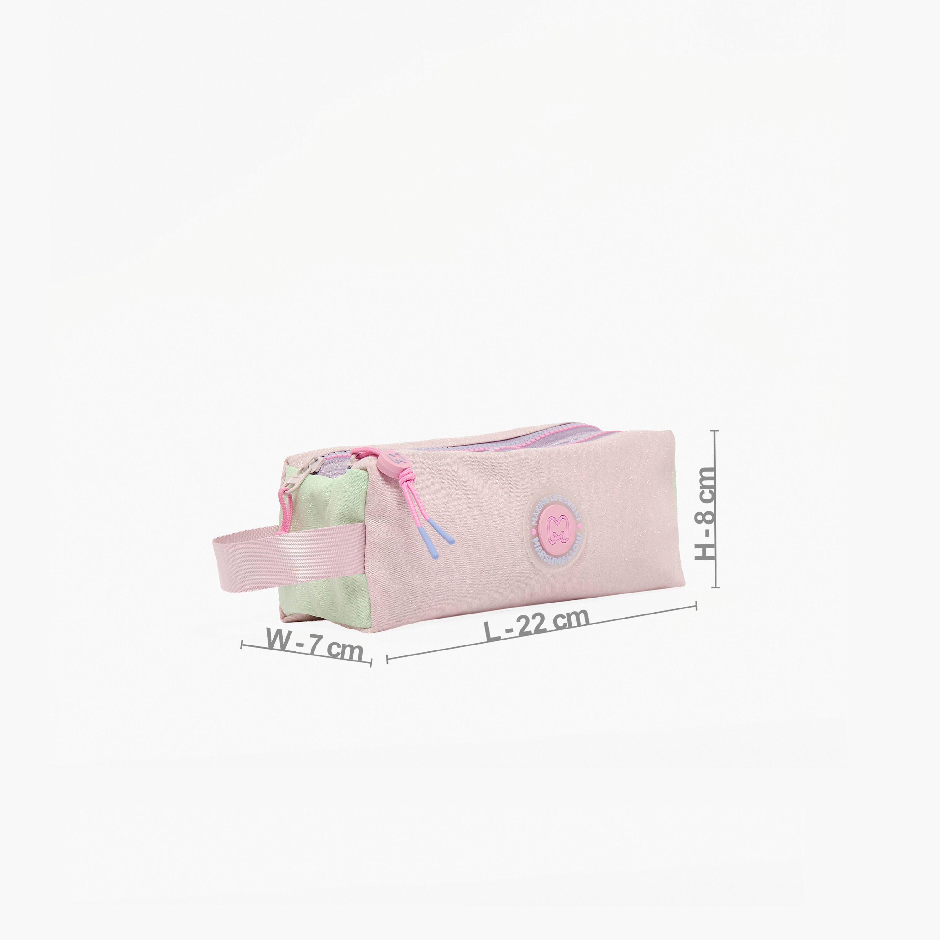 MARSHMALLOW Colourblock Pencil Pouch with 2 Compartments-school-stationery-pencilcases-image-4