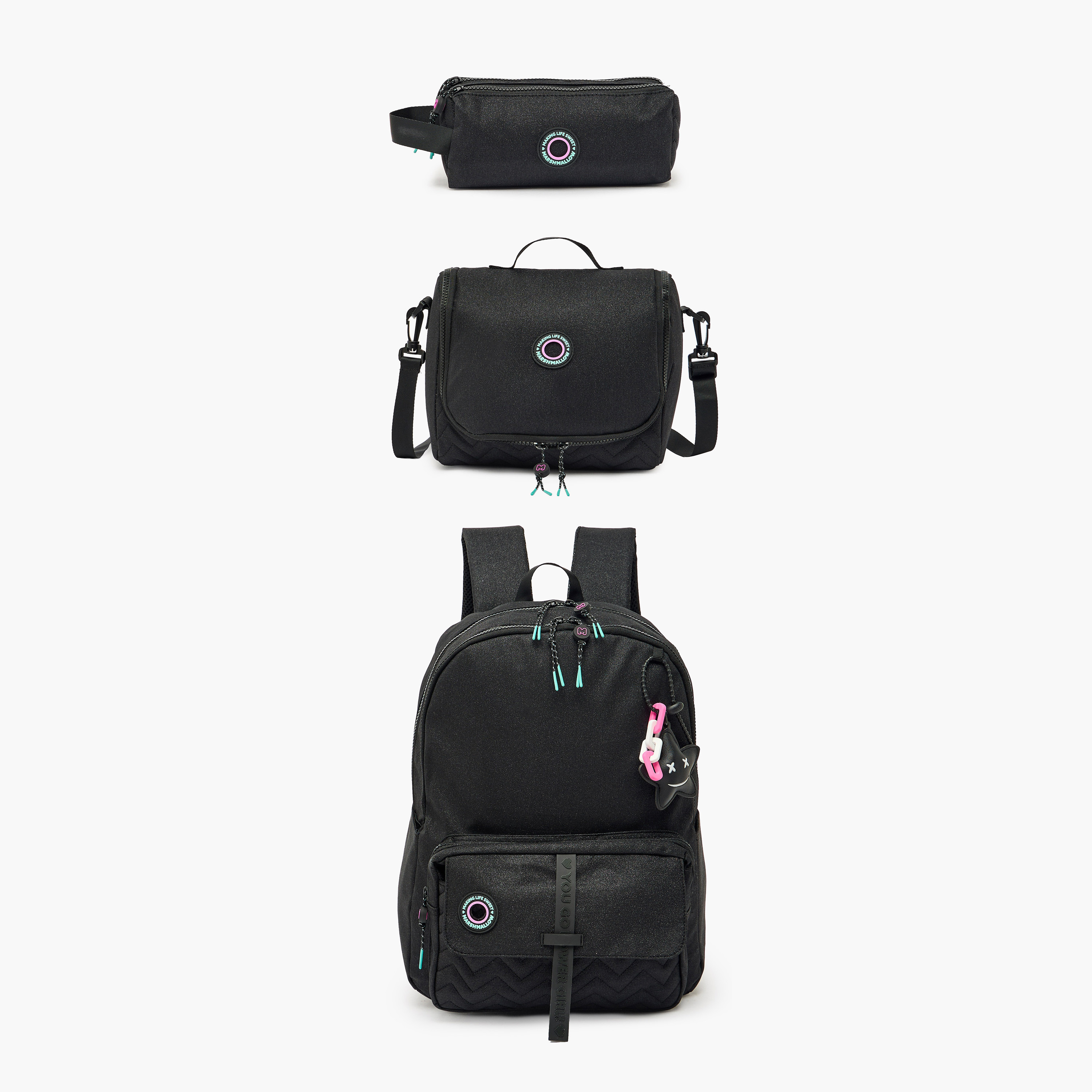 MARSHMALLOW Solid Backpack for Girls 8-13 Years with Padded Shoulder Straps - 16 inches-school-bagsandbackpacks-backpacks-image-10