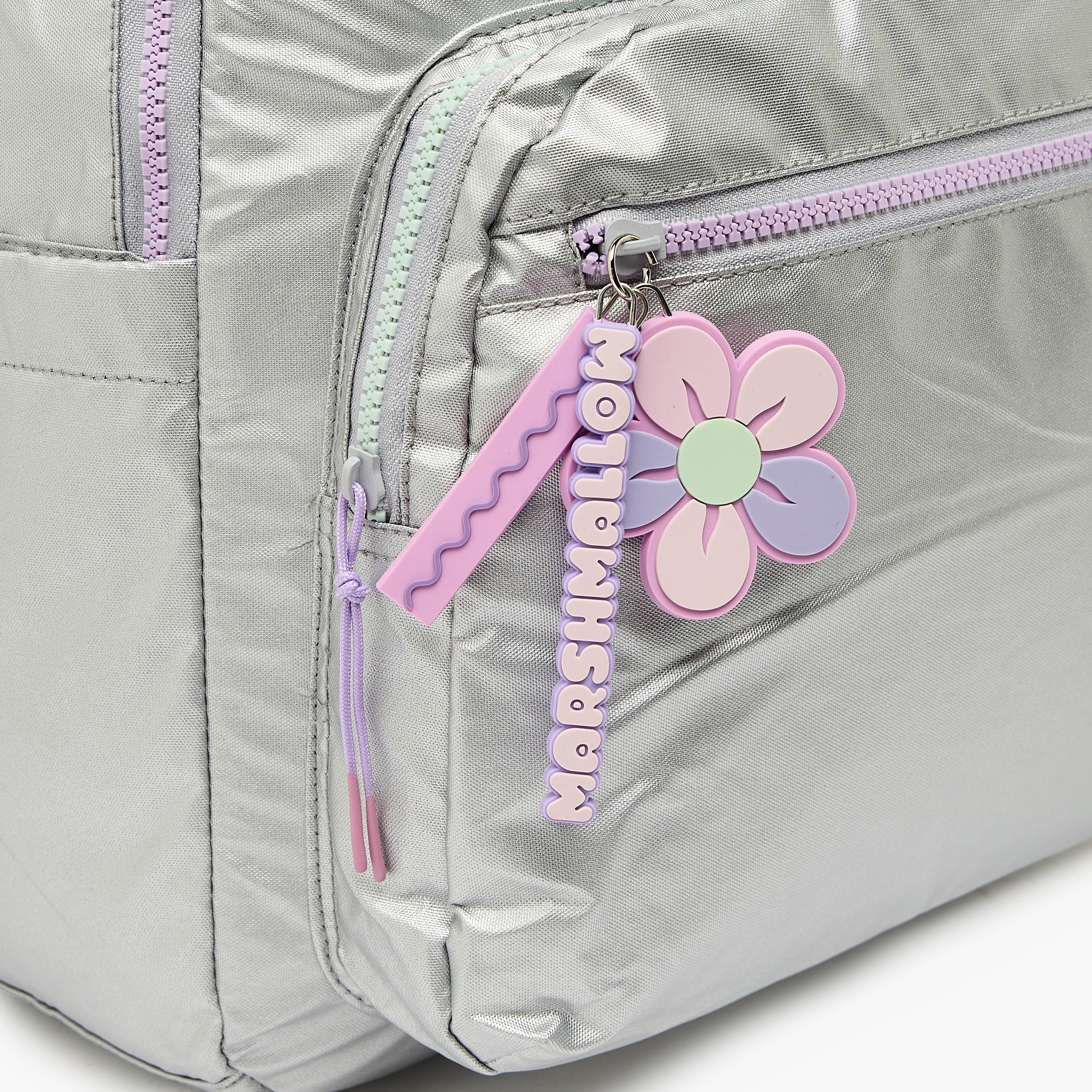 MARSHMALLOW Solid Backpack for Girls 8-13 Years with Padded Shoulder Straps - 17 inches-school-bagsandbackpacks-backpacks-image-4