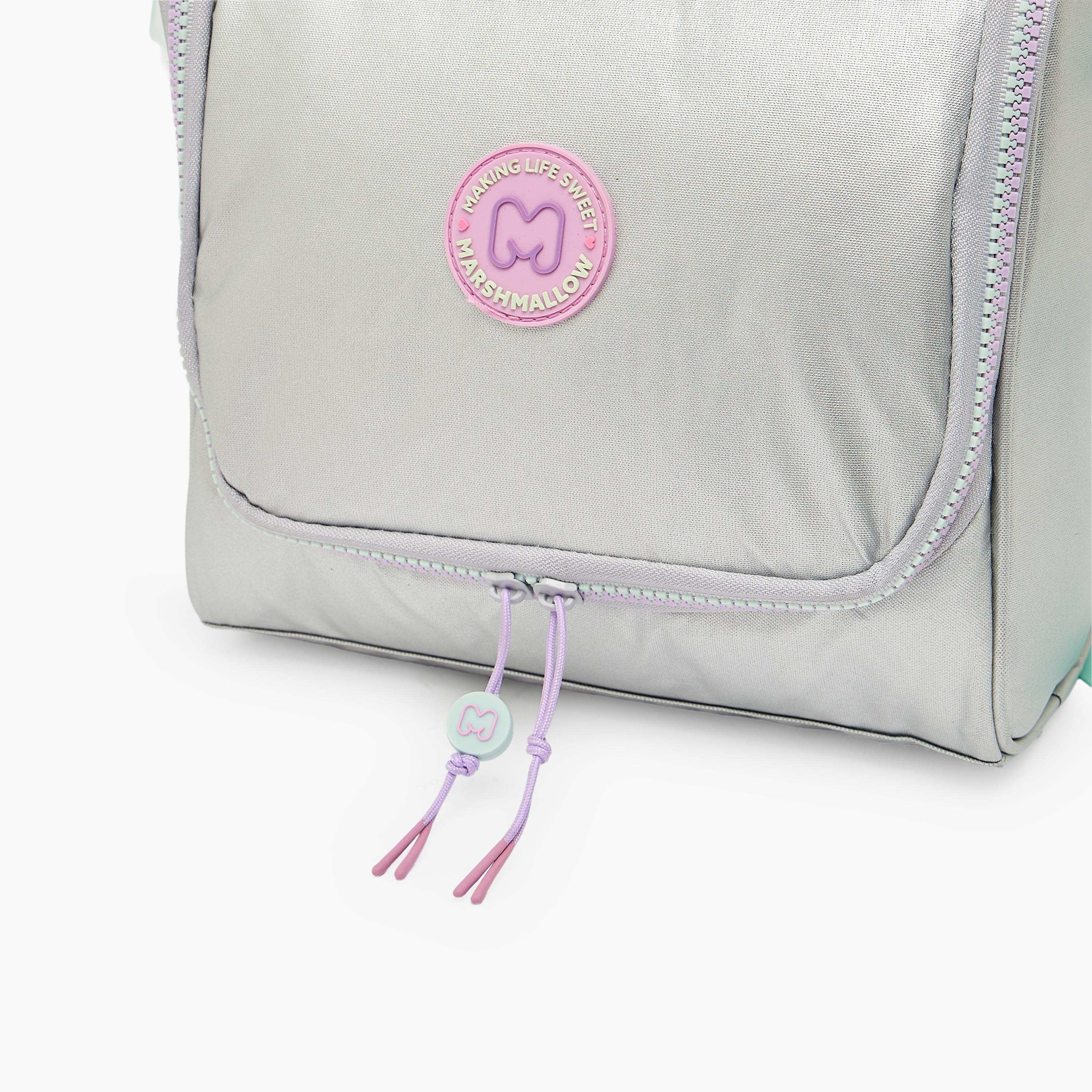 MARSHMALLOW Solid Lunch Bag for Girls 8-13 Years with Detachable Strap-school-lunchessentials-lunchbags-image-6