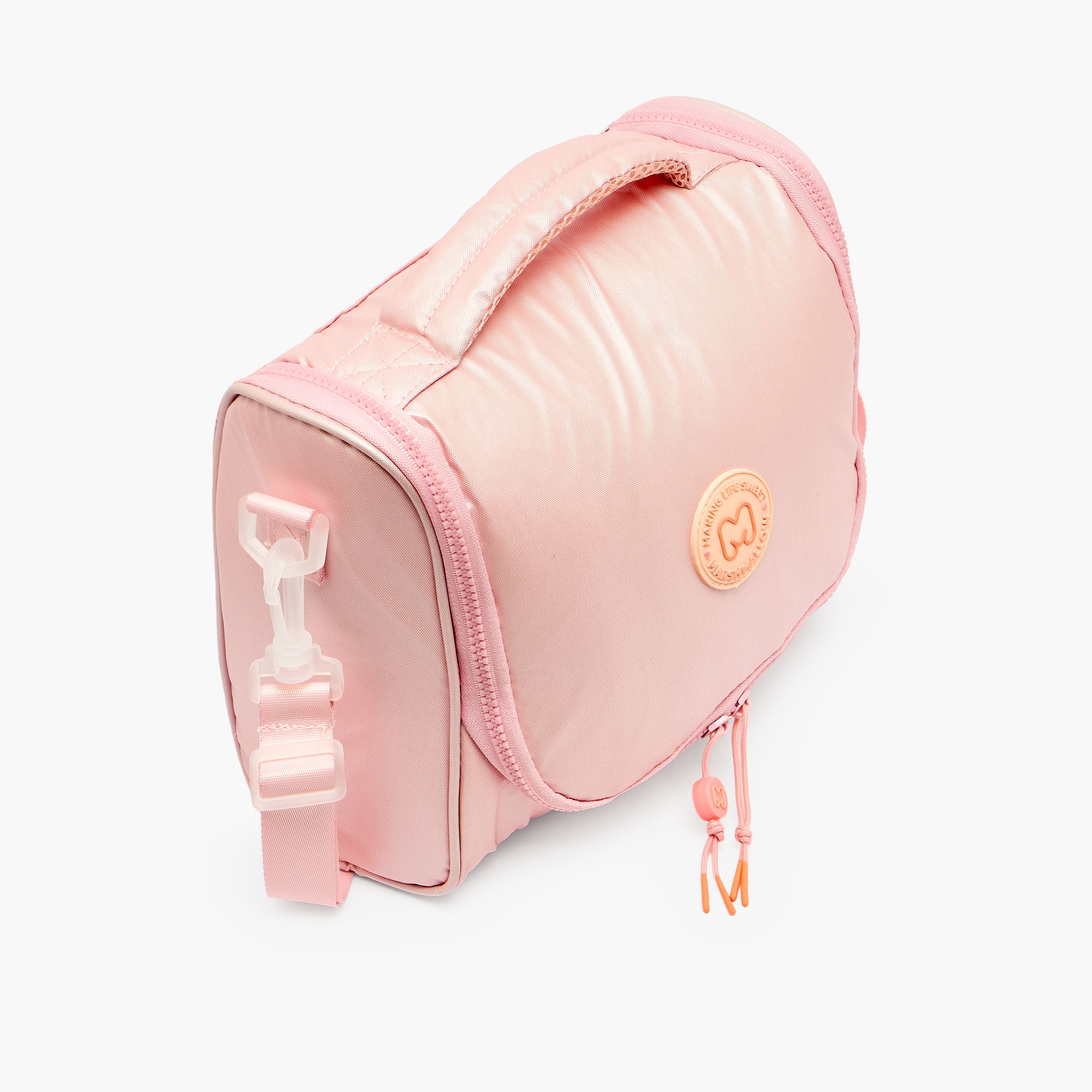 MARSHMALLOW Solid Lunch Bag for Girls 8-13 Years with Detachable Strap-school-lunchessentials-lunchbags-image-2