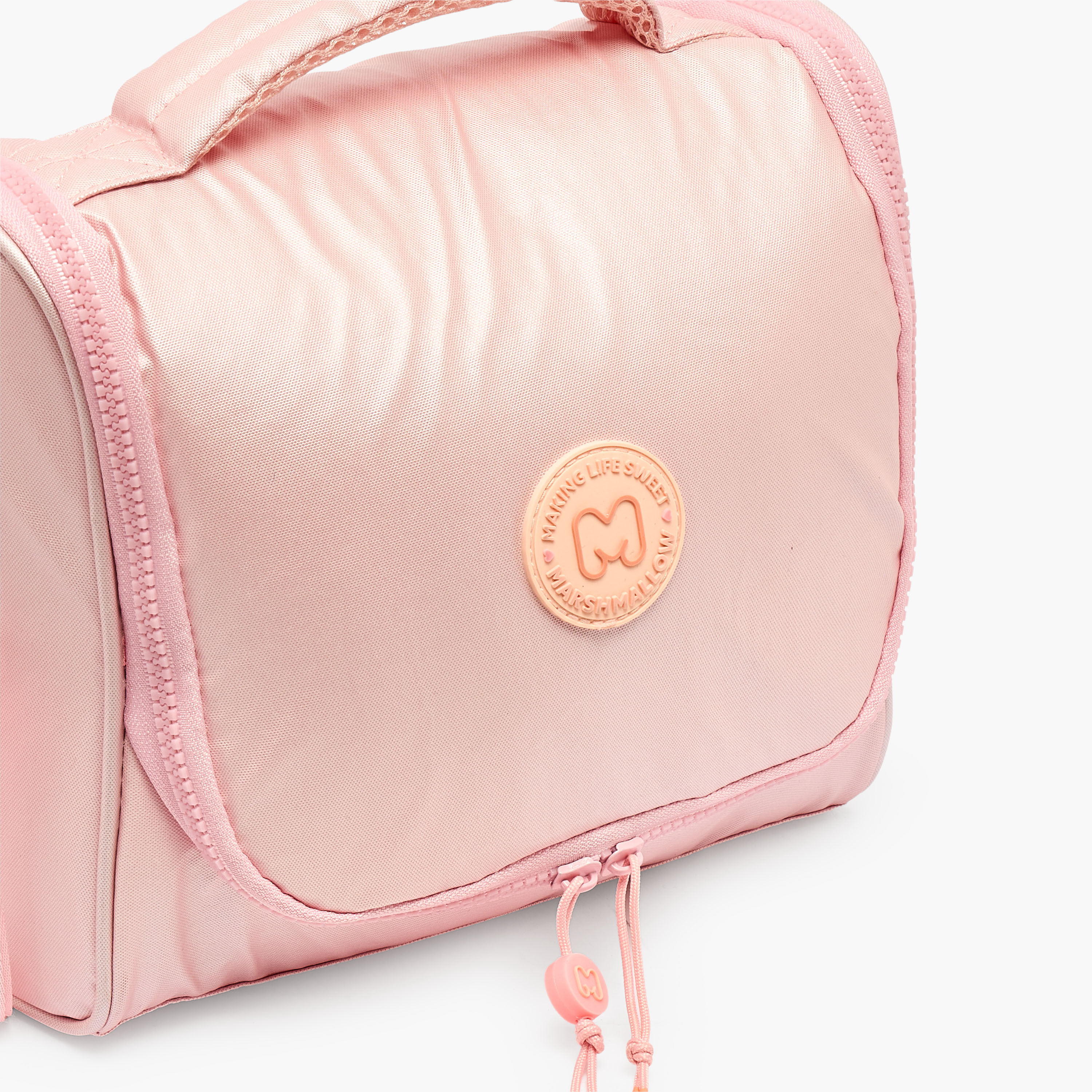 MARSHMALLOW Solid Lunch Bag for Girls 8-13 Years with Detachable Strap-school-lunchessentials-lunchbags-image-3
