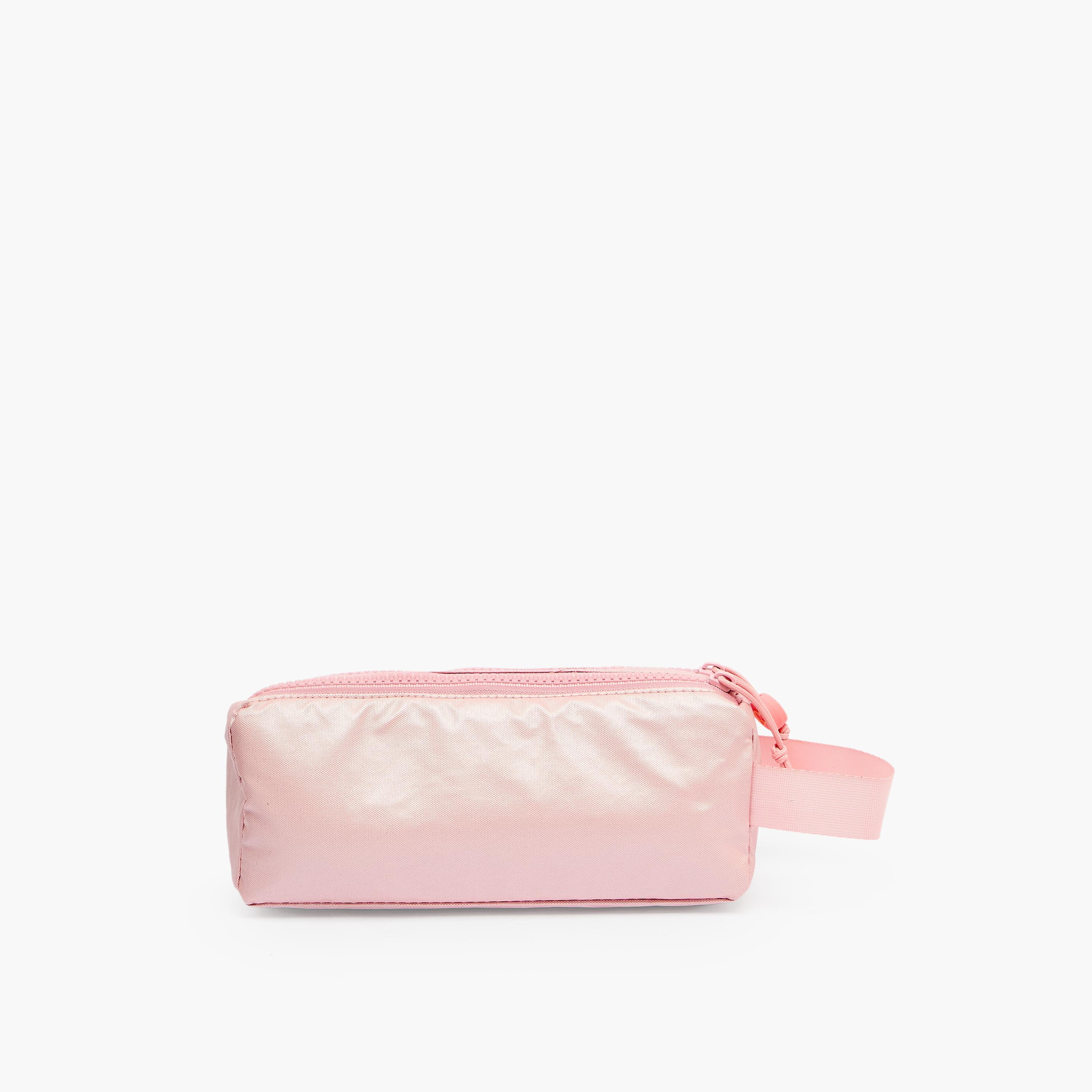 MARSHMALLOW Applique Detail Pencil Pouch with 2 Compartments-school-stationery-pencilcases-image-4