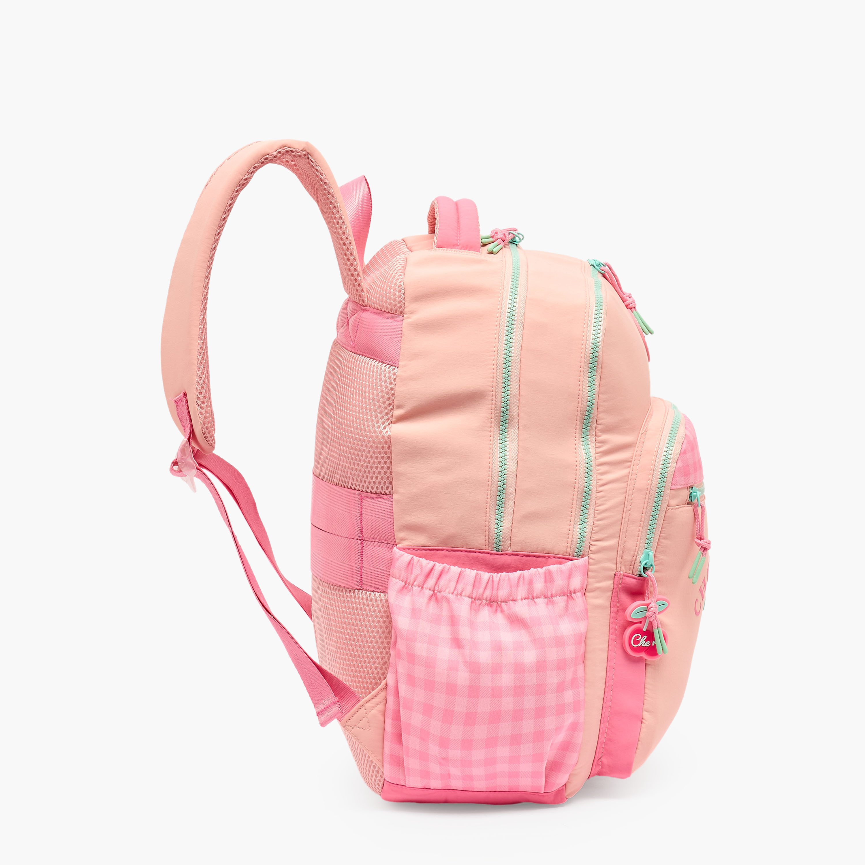 MARSHMALLOW Cherry Applique Backpack for Girls 8-13 Years with Padded Shoulder Straps - 17 inches-school-bagsandbackpacks-backpacks-image-7