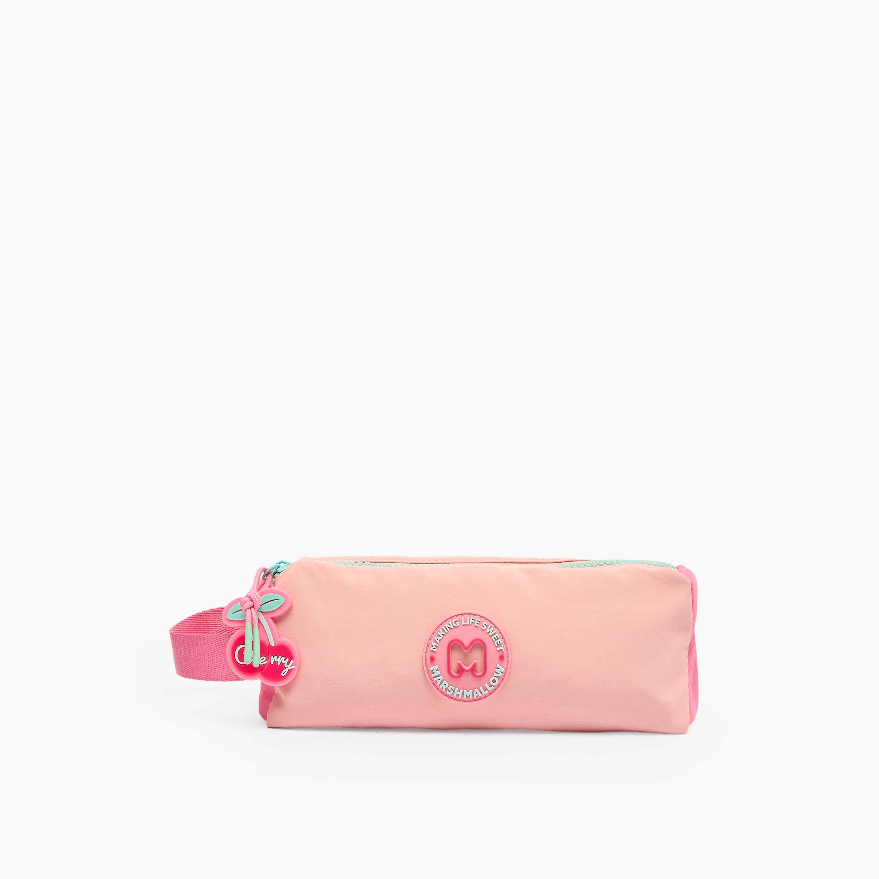 مقلمة بقسمين وزخارف من مارشميلو-school-stationery-pencilcases-image-1