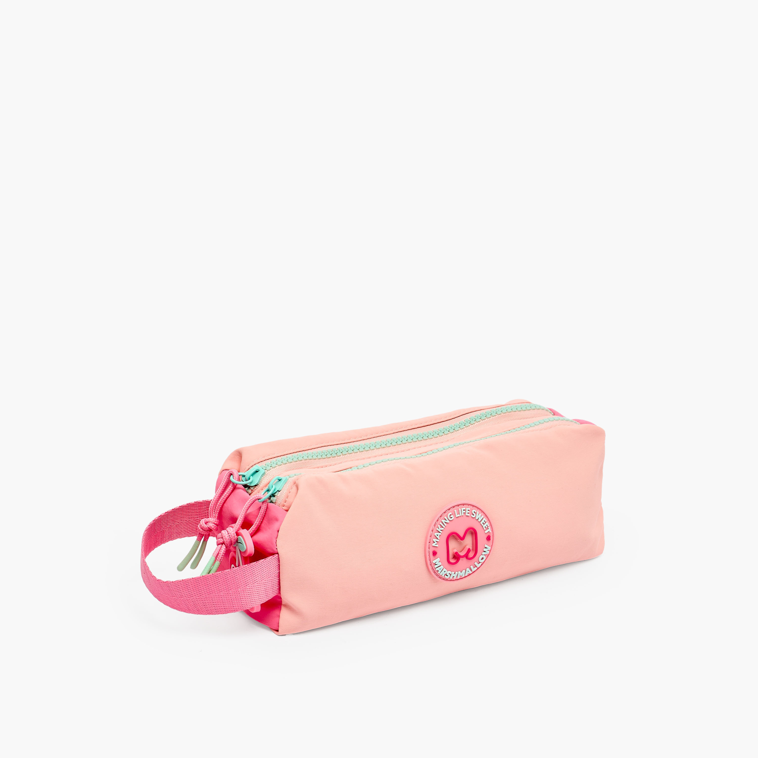 مقلمة بقسمين وزخارف من مارشميلو-school-stationery-pencilcases-image-3