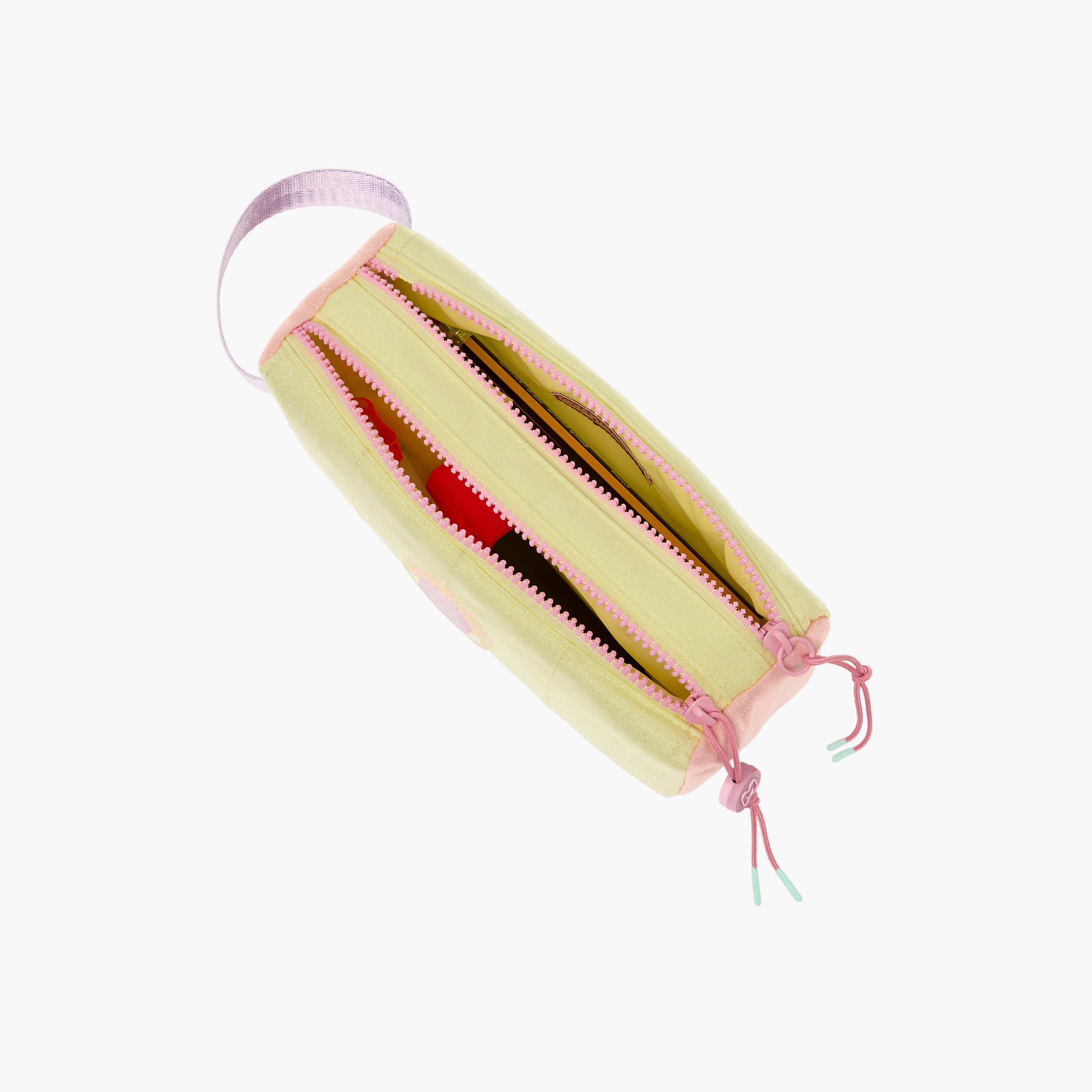 مقلمة بتفاصيل مزخرفة وقسمين من مارشميلو-school-stationery-pencilcases-image-2