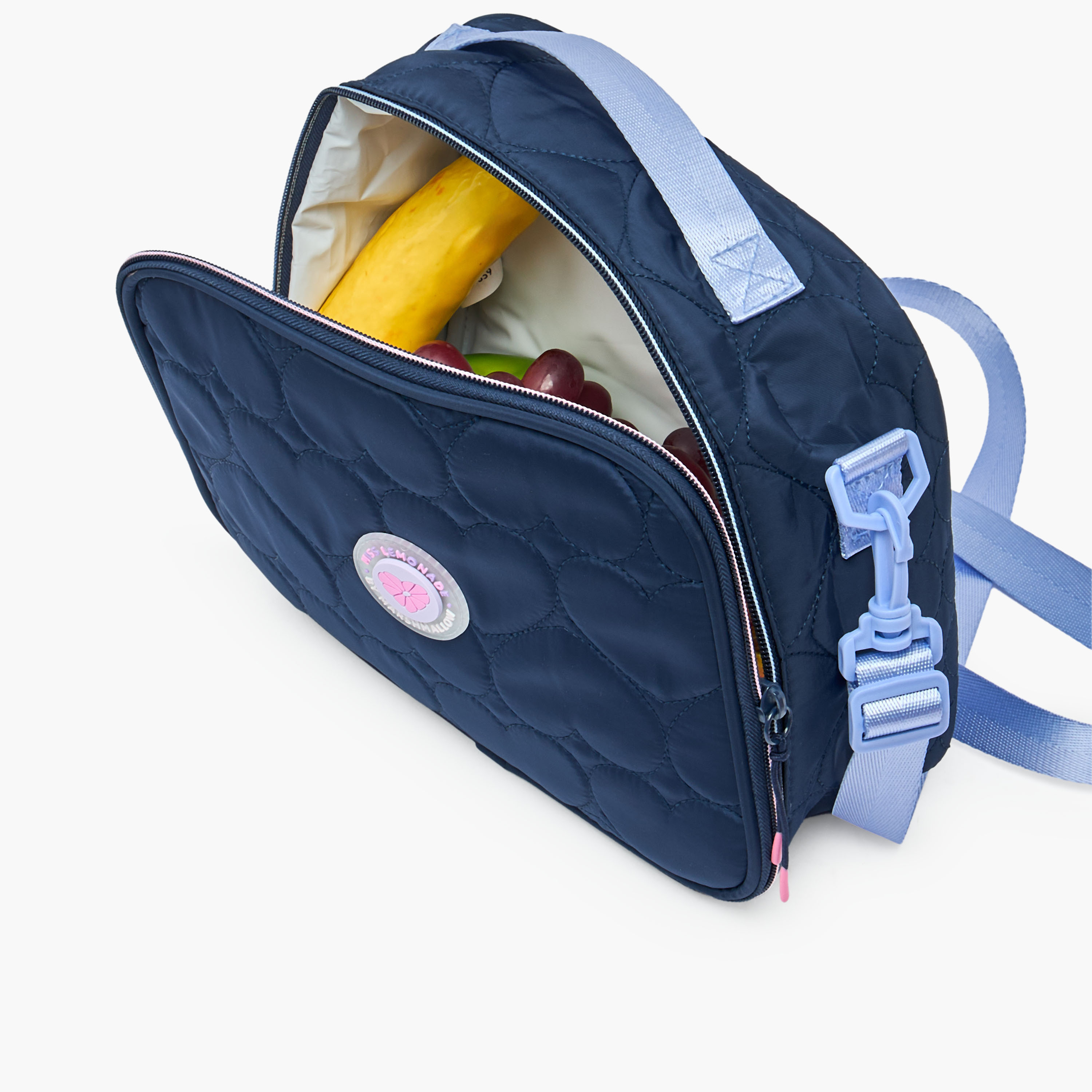 MARSHMALLOW Heart Quilted Lunch Bag for Girls 8-13 Years with Insulation-school-lunchessentials-lunchbags-image-4