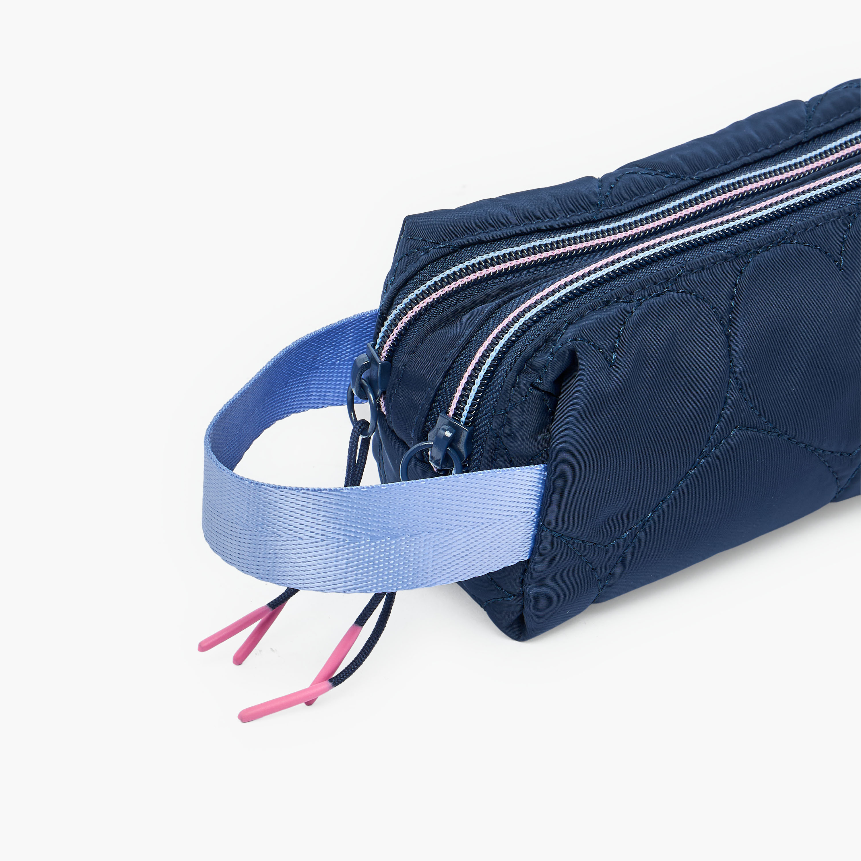 MARSHMALLOW Quilted Pencil Pouch with 2 Compartments-school-stationery-pencilcases-image-5