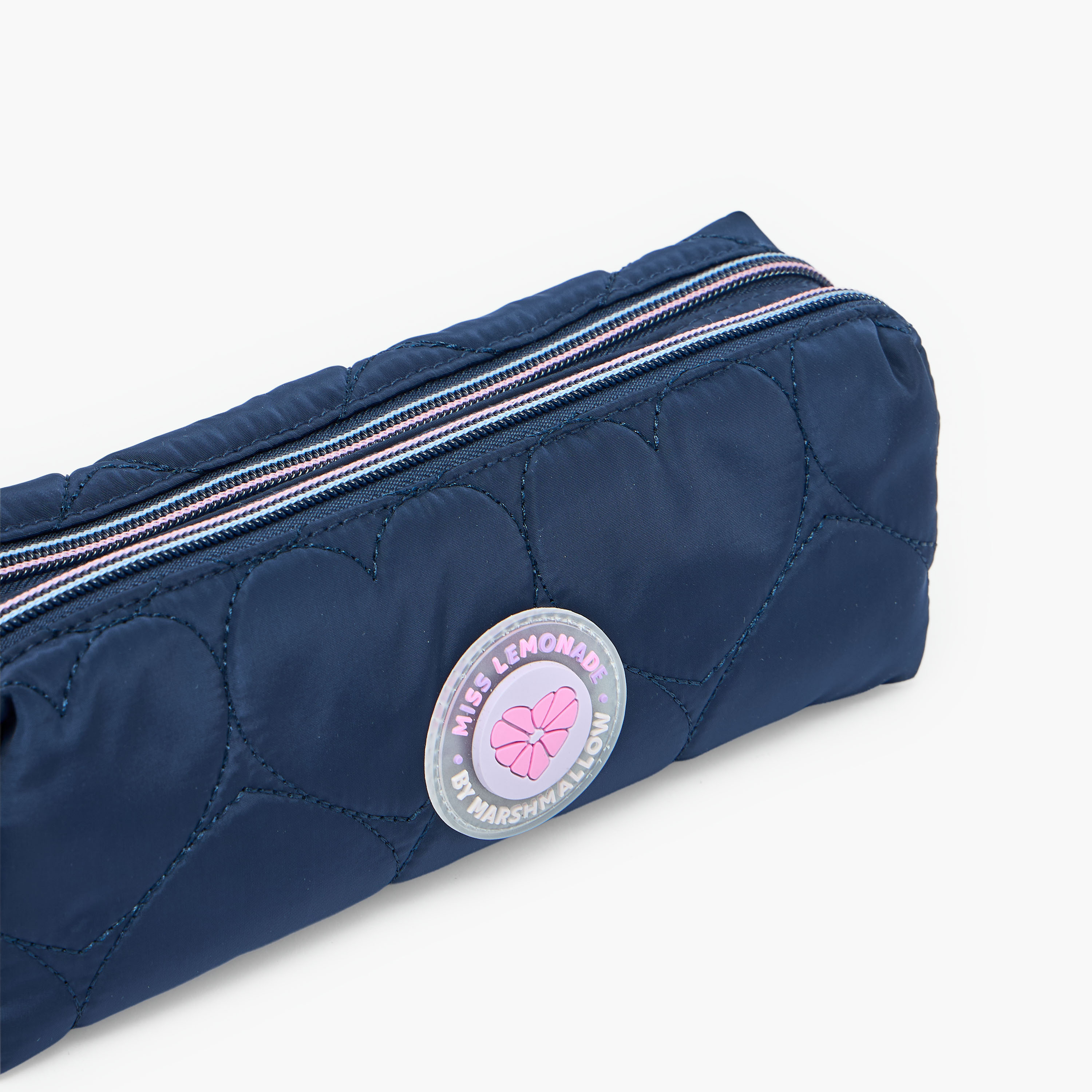 MARSHMALLOW Quilted Pencil Pouch with 2 Compartments-school-stationery-pencilcases-image-6