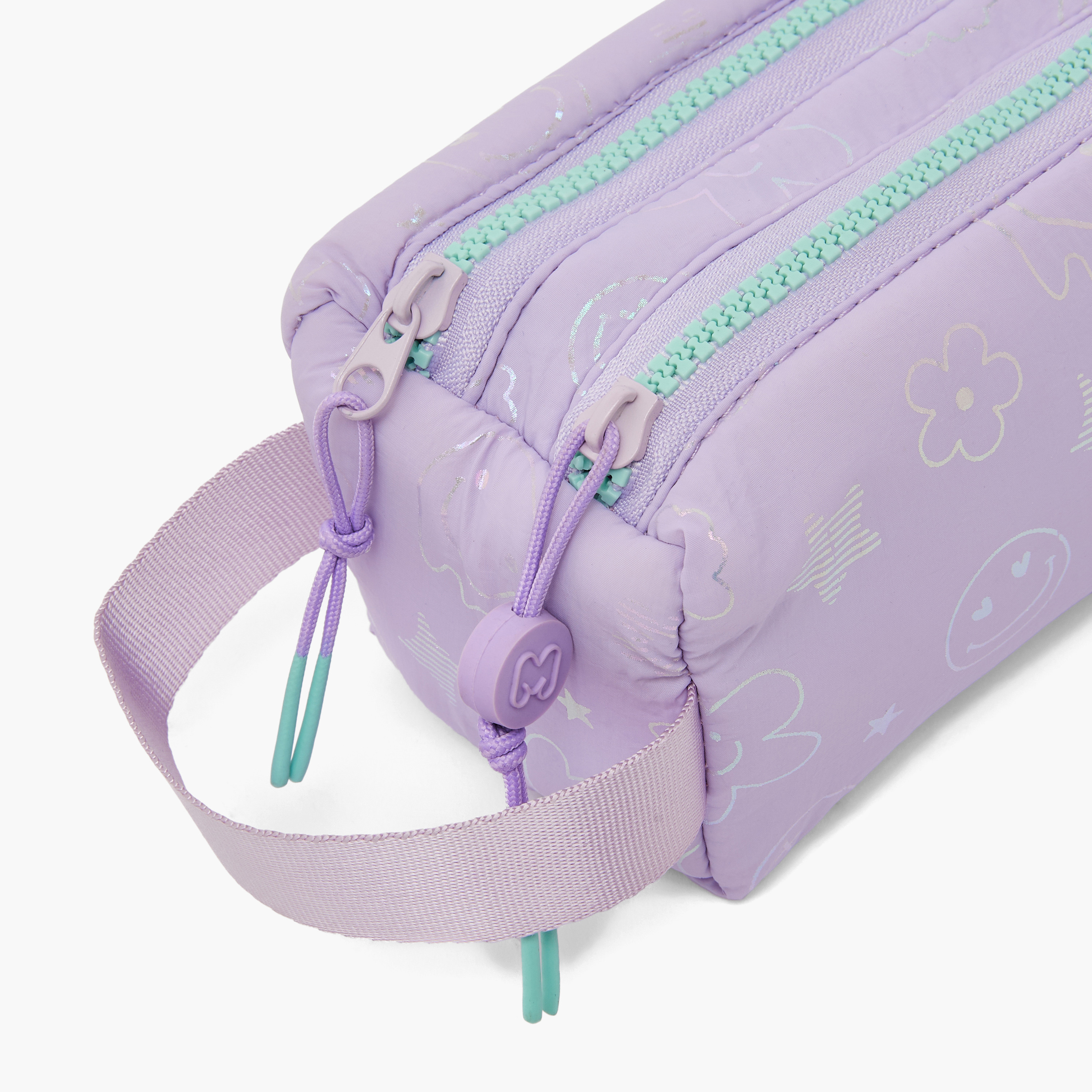 مقلمة بقسمين وطبعات هولوجرافيك من مارشميلو-school-stationery-pencilcases-image-5
