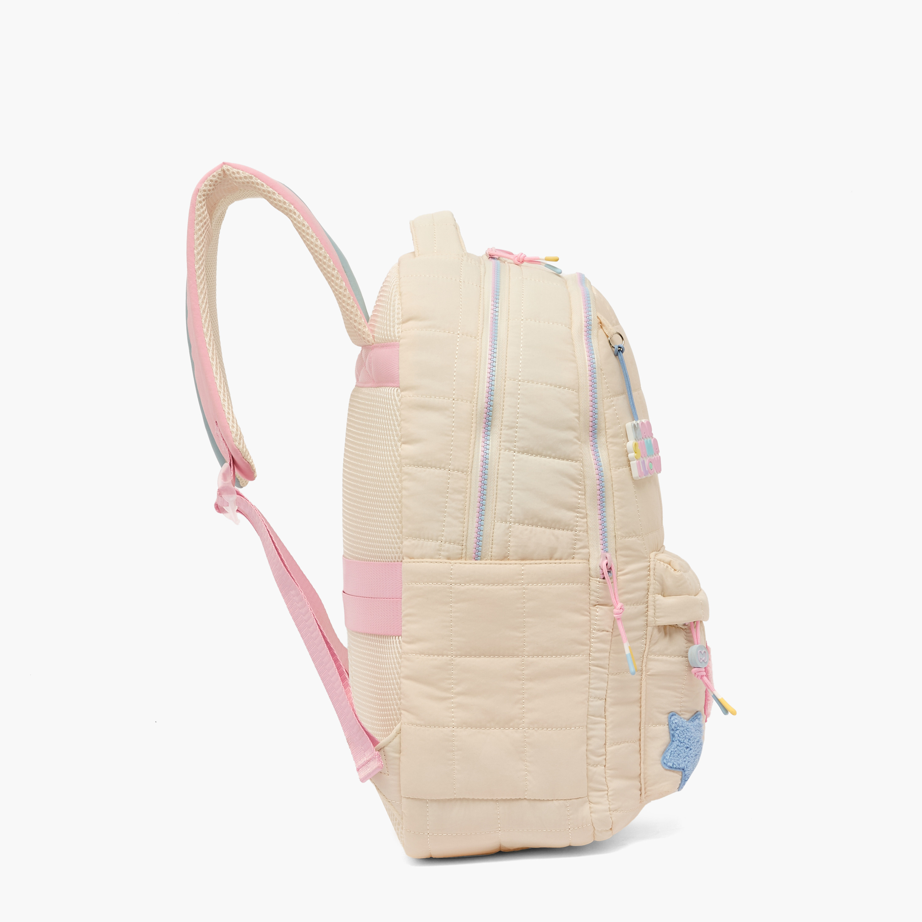 شنطة ظهر بطبعة نجمة للبنات من 8 إلى 12 سنة بحزام قابل للتعديل - 17 بوصة من مارشمالو-school-bagsandbackpacks-backpacks-image-6