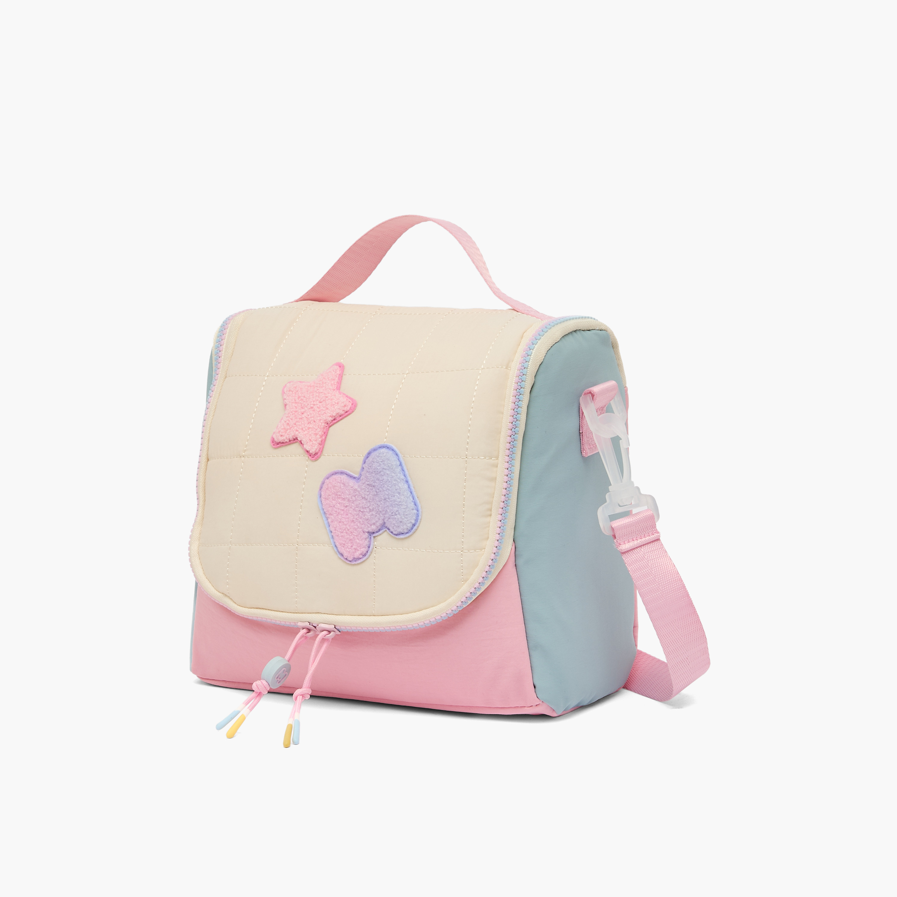 MARSHMALLOW Colourblock Lunch Bag for Girls 8-13 Years with Zip Closure-school-lunchessentials-lunchbags-image-7