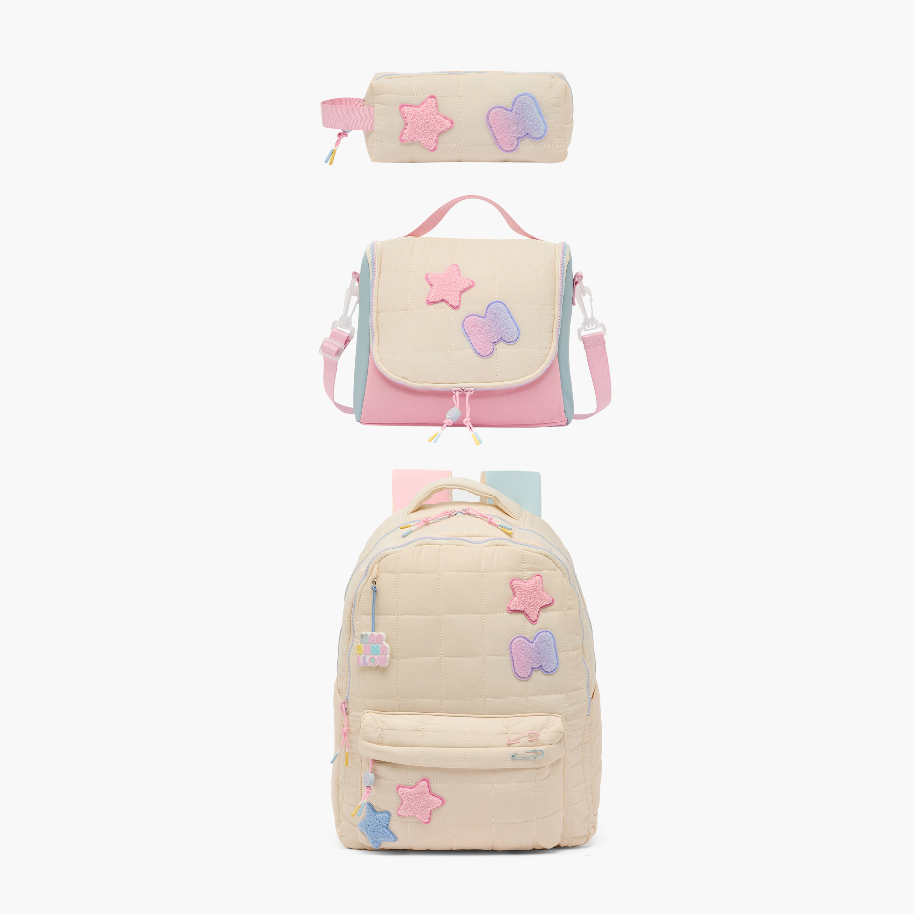 MARSHMALLOW Colourblock Lunch Bag for Girls 8-13 Years with Zip Closure-school-lunchessentials-lunchbags-image-9