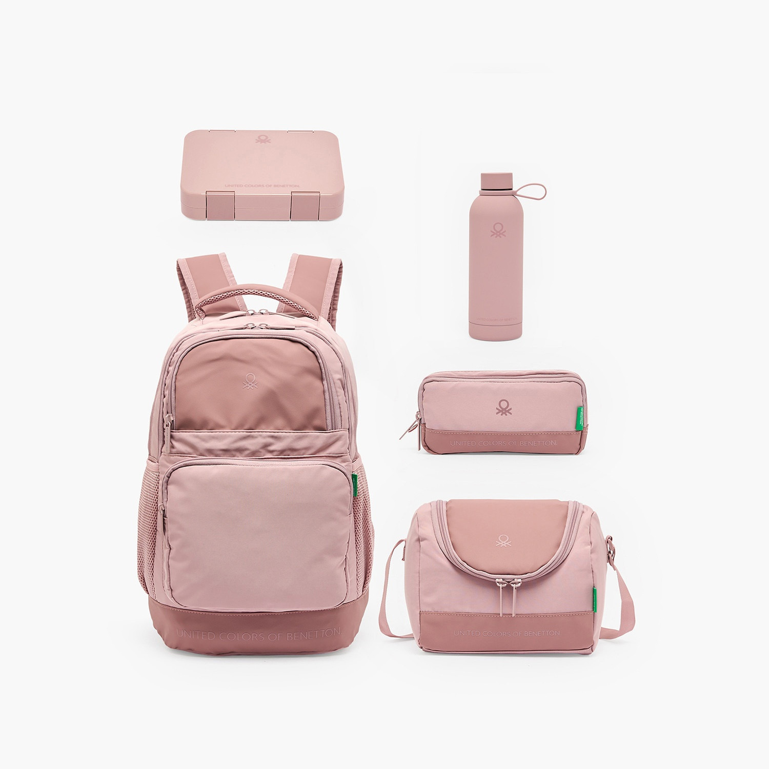 صندوق غداء سادة للبنات بغطاء بقفل من يونايتد كلر أوف بينيتون - 810 مل-school-lunchessentials-lunchboxes-image-10