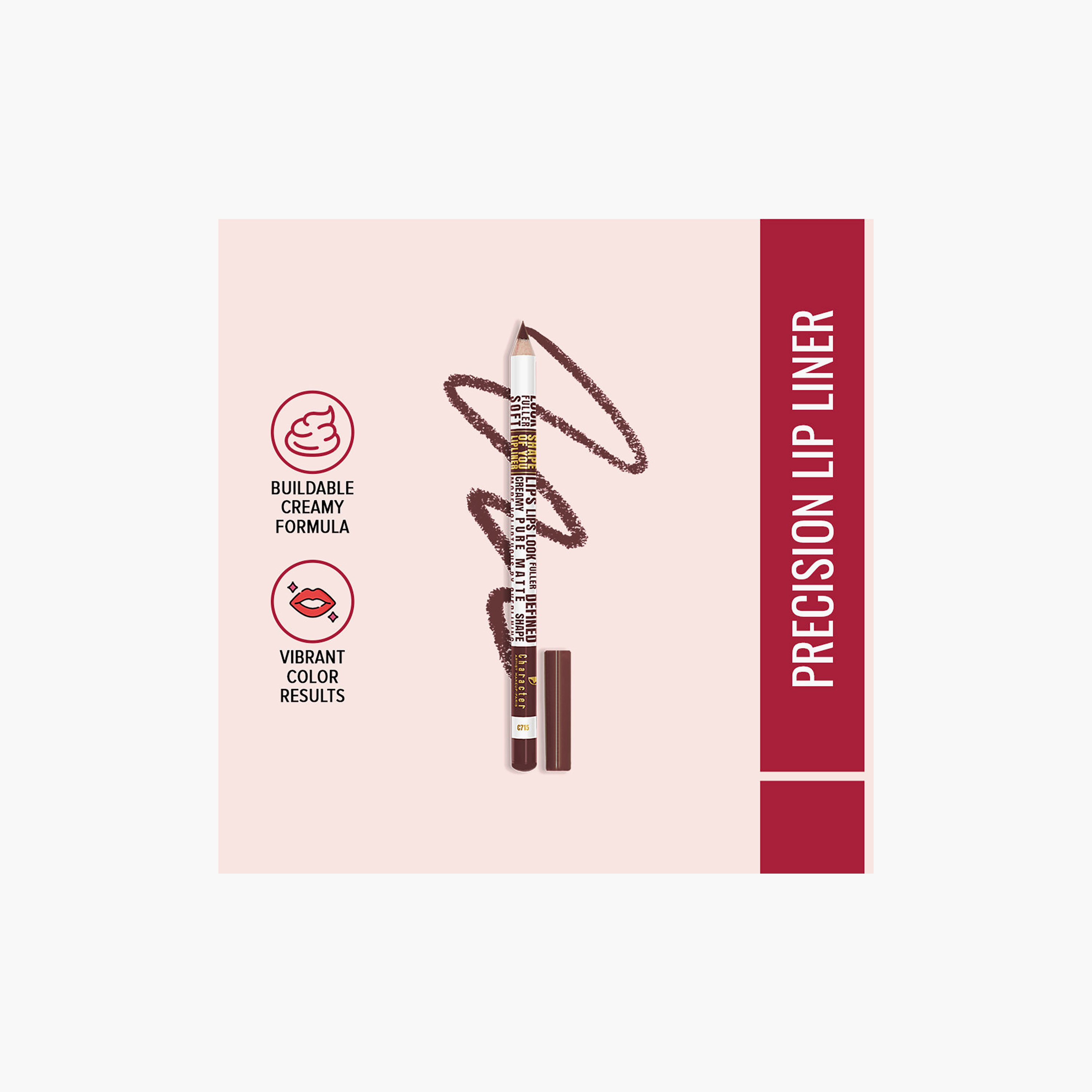 Character Shape Of You Lipliner - 1.13gms-beautyandpersonalcare-makeup-lips-lipliners-image-7