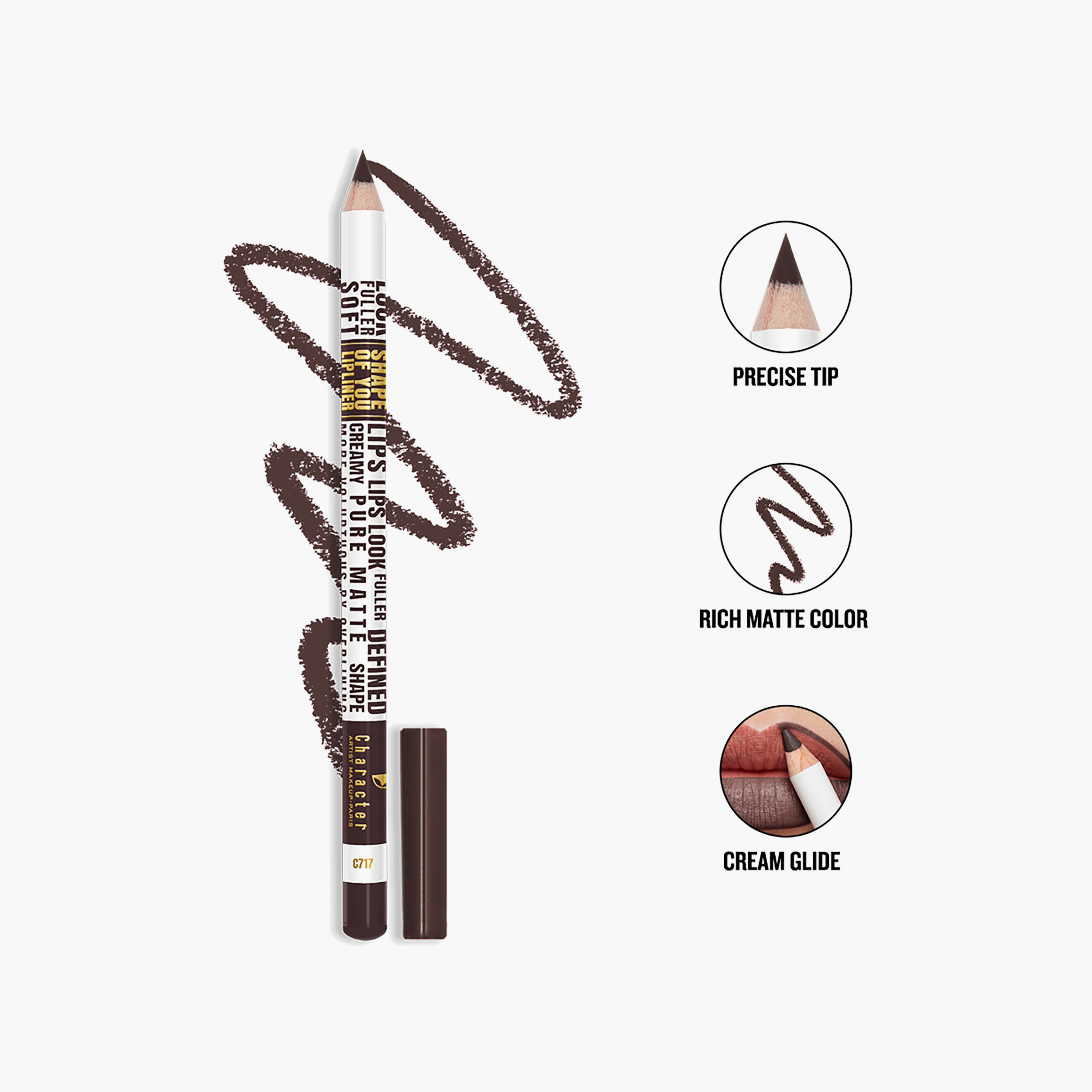 Character Shape Of You Lipliner - 1.13gms-beautyandpersonalcare-makeup-lips-lipliners-image-7