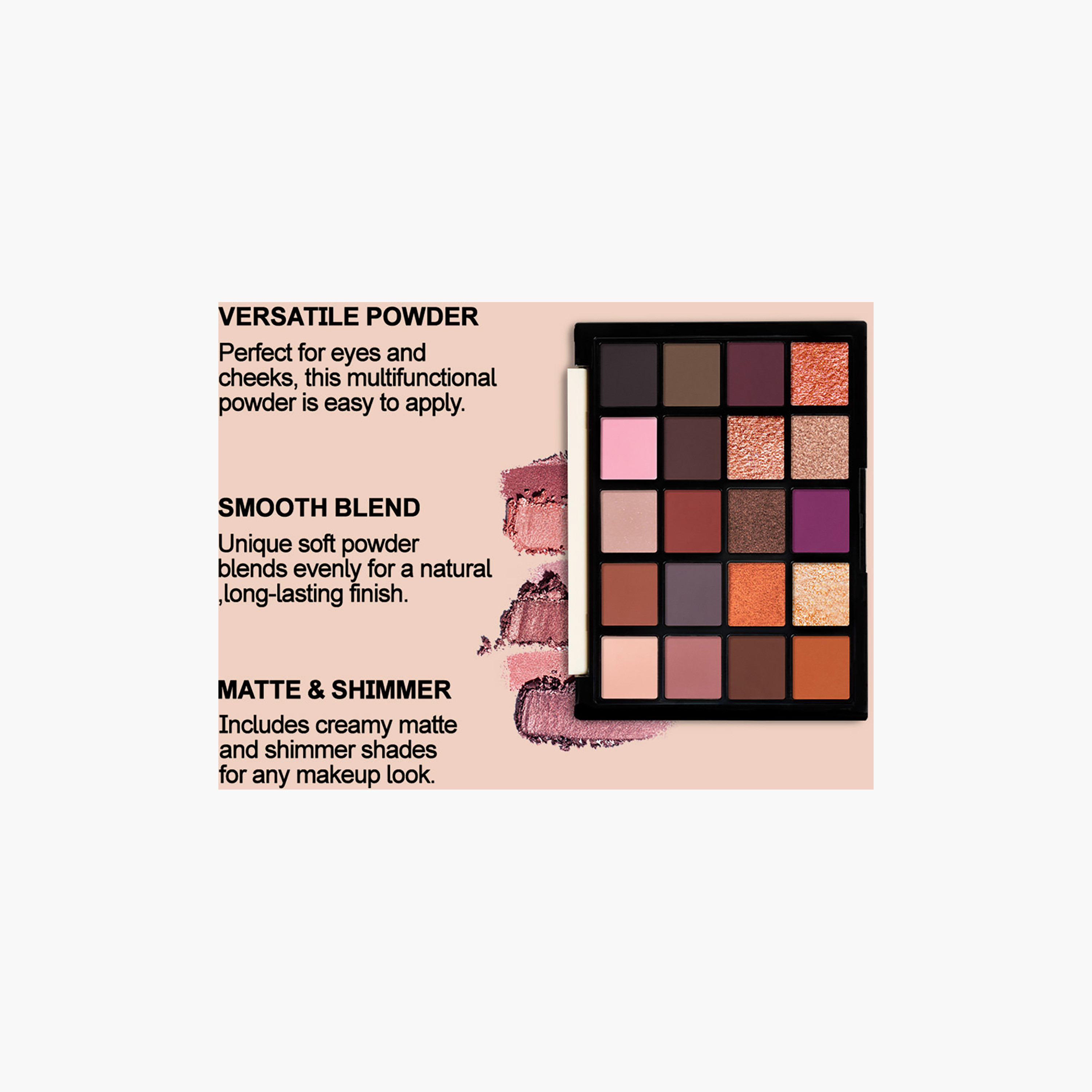 Character Shadow Gallery 20 Color Eyeshadow Palette - 25gms-beautyandpersonalcare-makeup-eyes-eyeshadows-image-4
