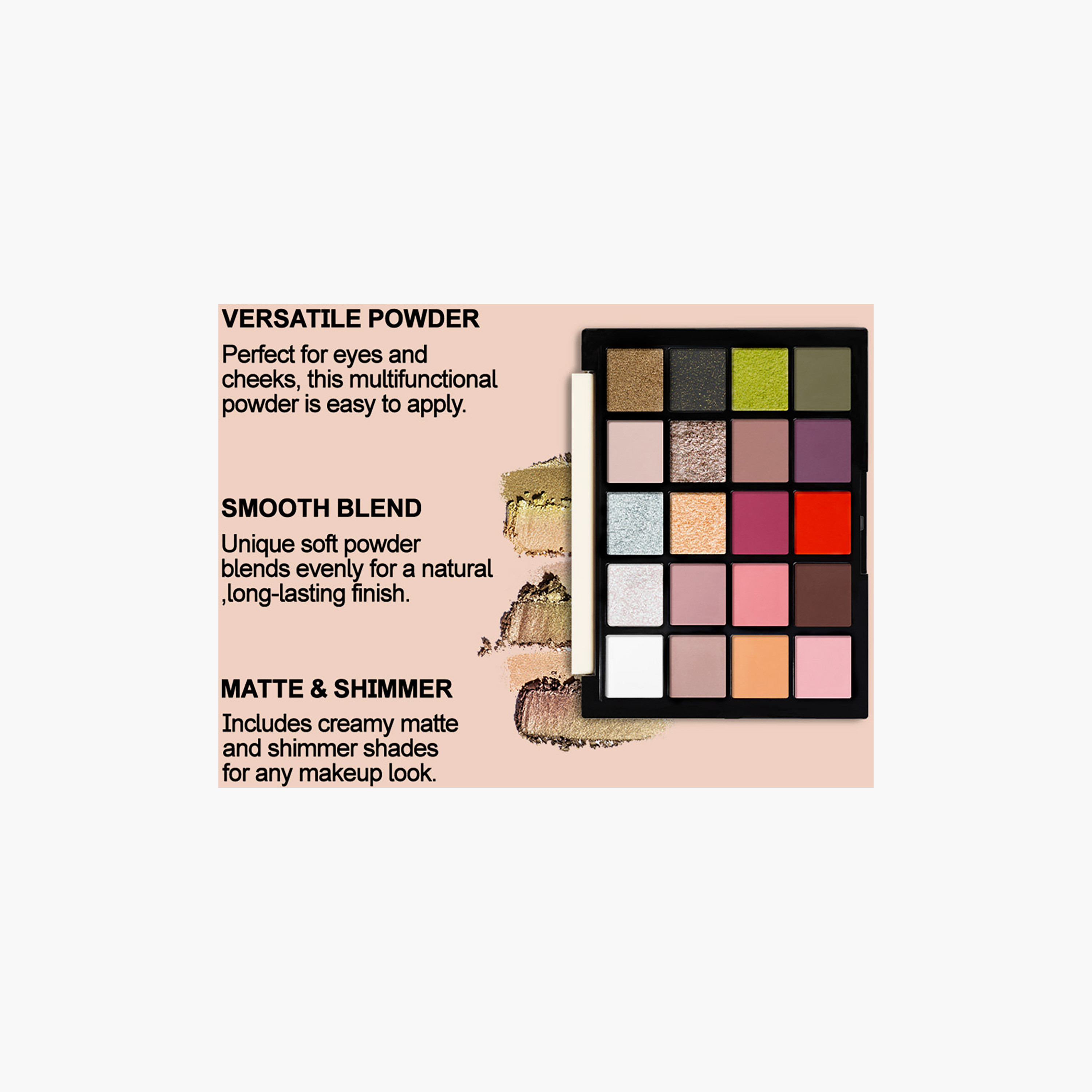 Character Shadow Gallery 20 Color Eyeshadow Palette - 25gms-beautyandpersonalcare-makeup-eyes-eyeshadows-image-4