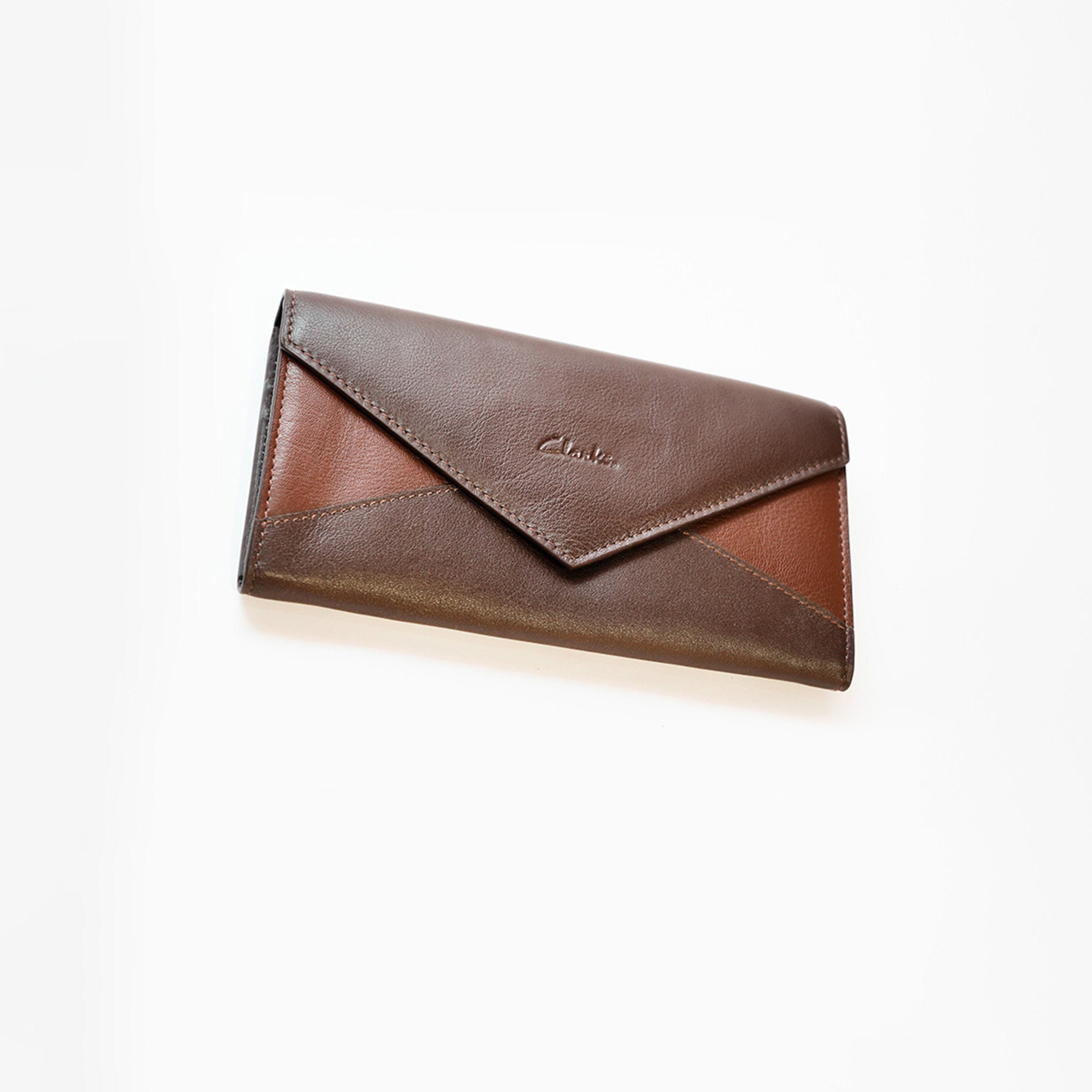 Clarks Solid Wallet with Flap Closure-women-bagsandwallets-wallets-image-2