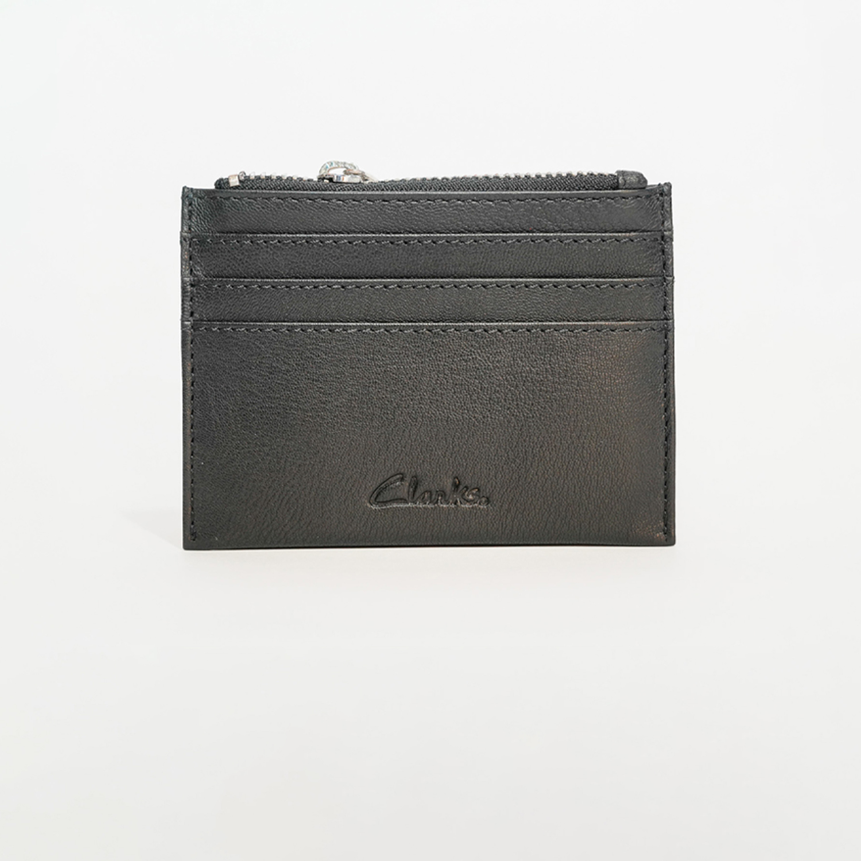 Clarks Textured Cardholder with Zip Closure-men-beltsandwallets-wallets-image-1