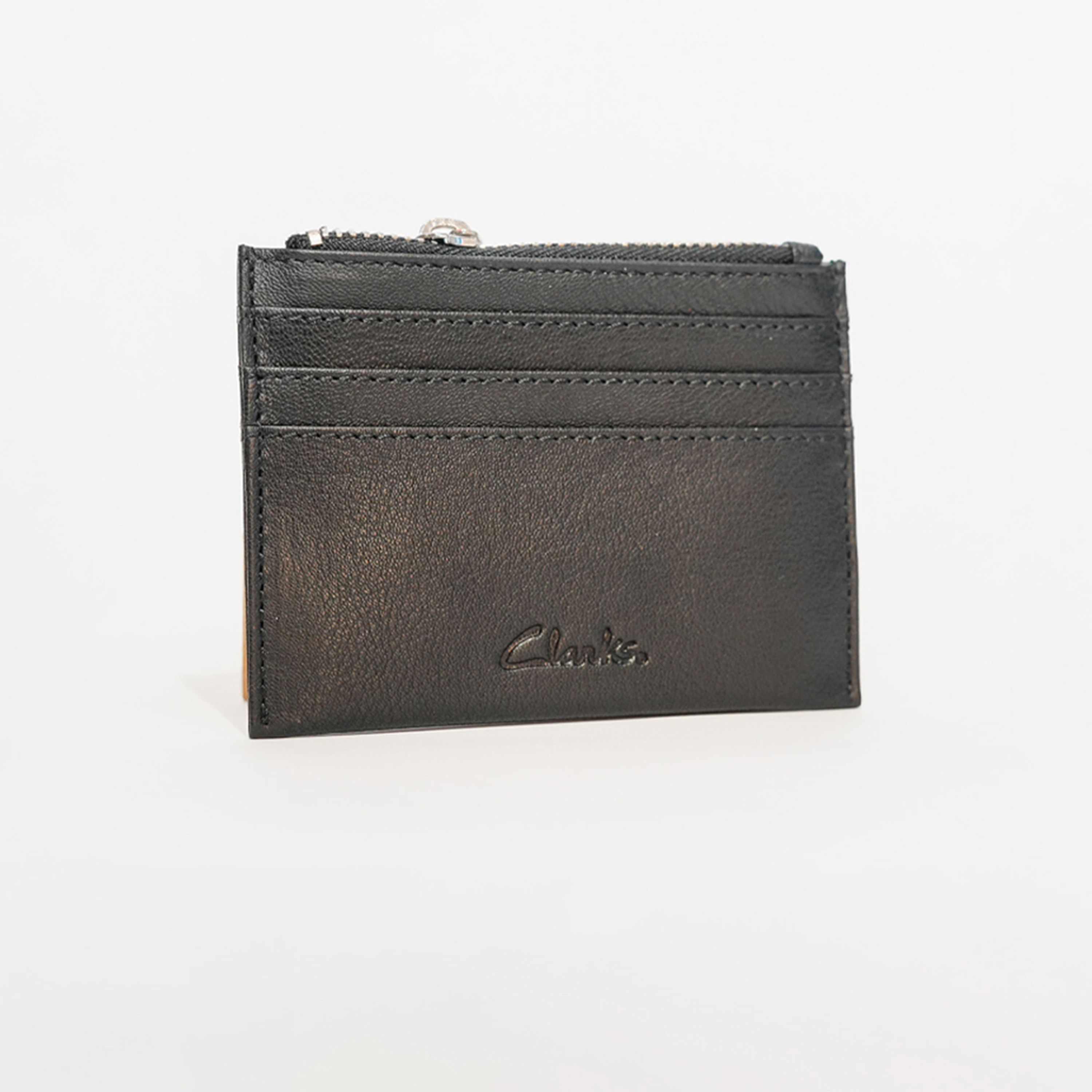 Clarks Textured Cardholder with Zip Closure-men-beltsandwallets-wallets-image-3