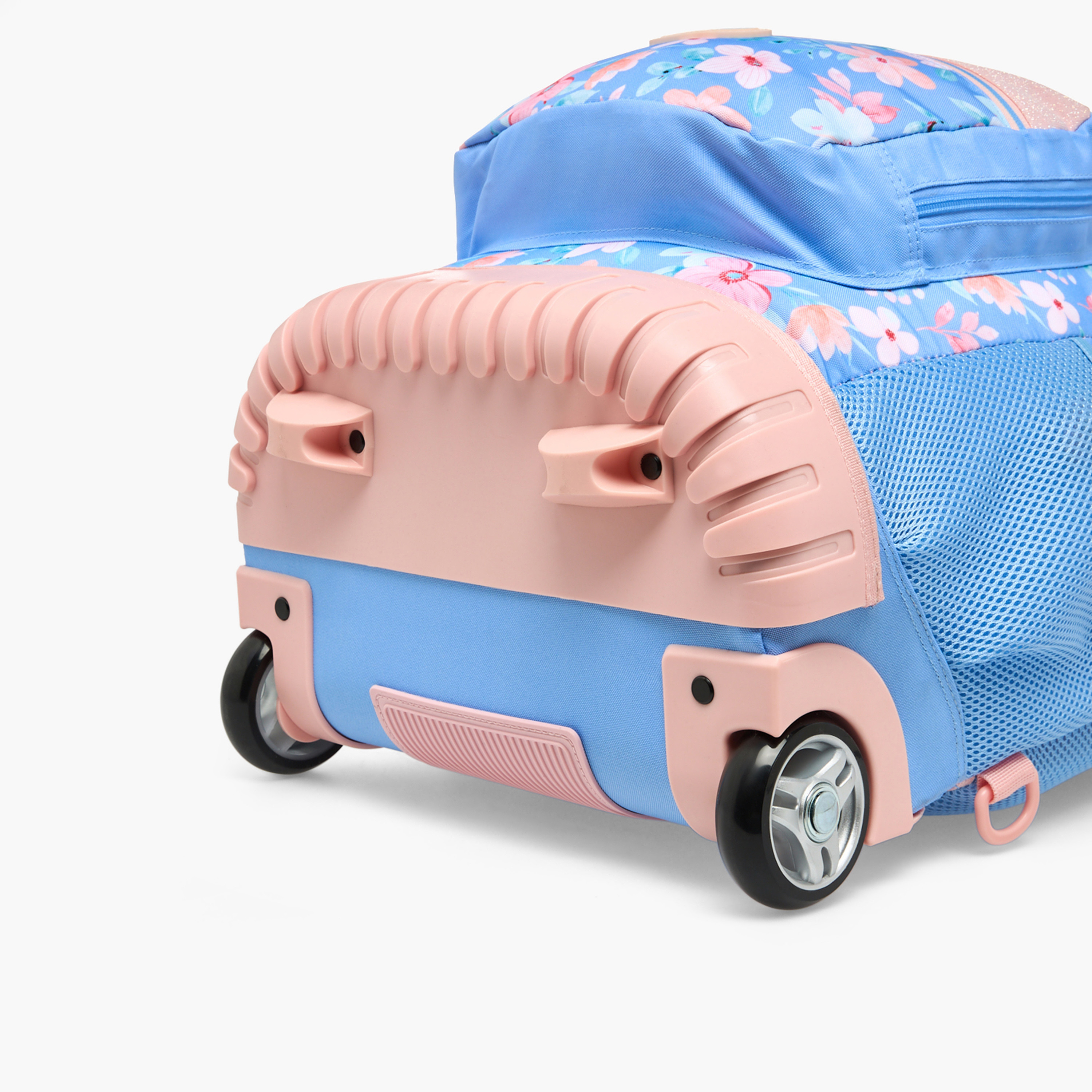 Sensazioni Floral Print Trolley Bag for Girls 8-13 Years with Shoulder Straps - 19 inches-school-bagsandbackpacks-trolleybags-image-11