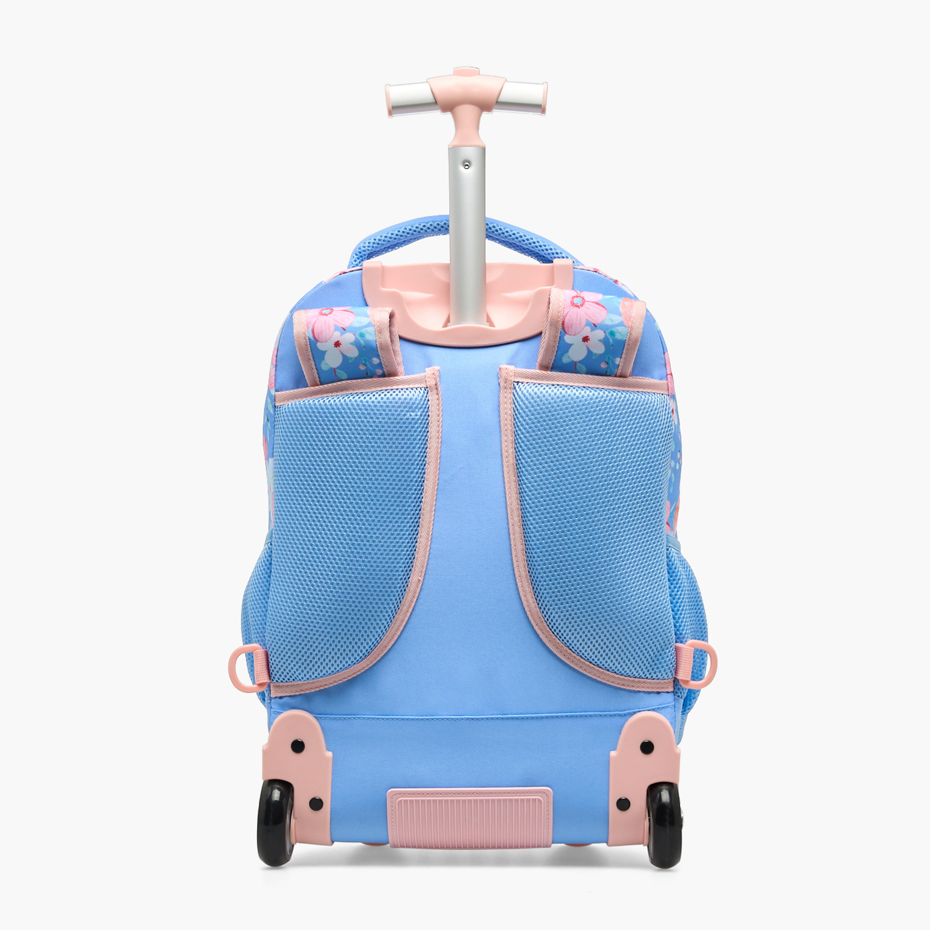 Sensazioni Floral Print Trolley Bag for Girls 8-13 Years with Shoulder Straps - 19 inches-school-bagsandbackpacks-trolleybags-image-9