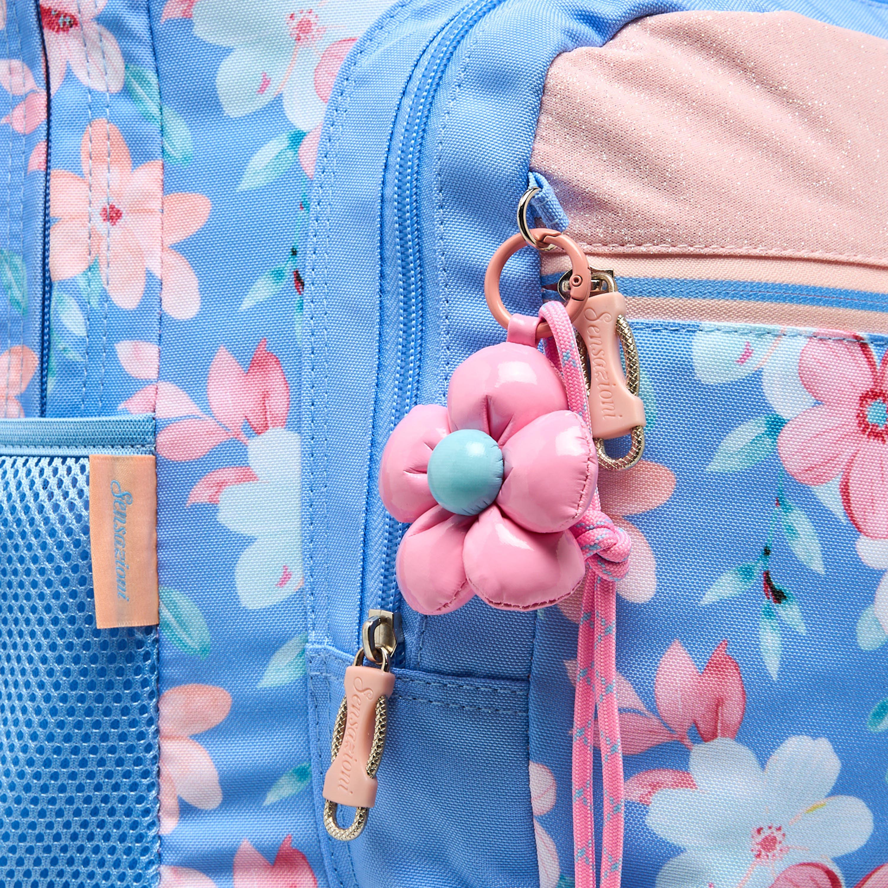 Sensazioni Floral Print Trolley Bag for Girls 8-13 Years with Shoulder Straps - 19 inches-school-bagsandbackpacks-trolleybags-image-4