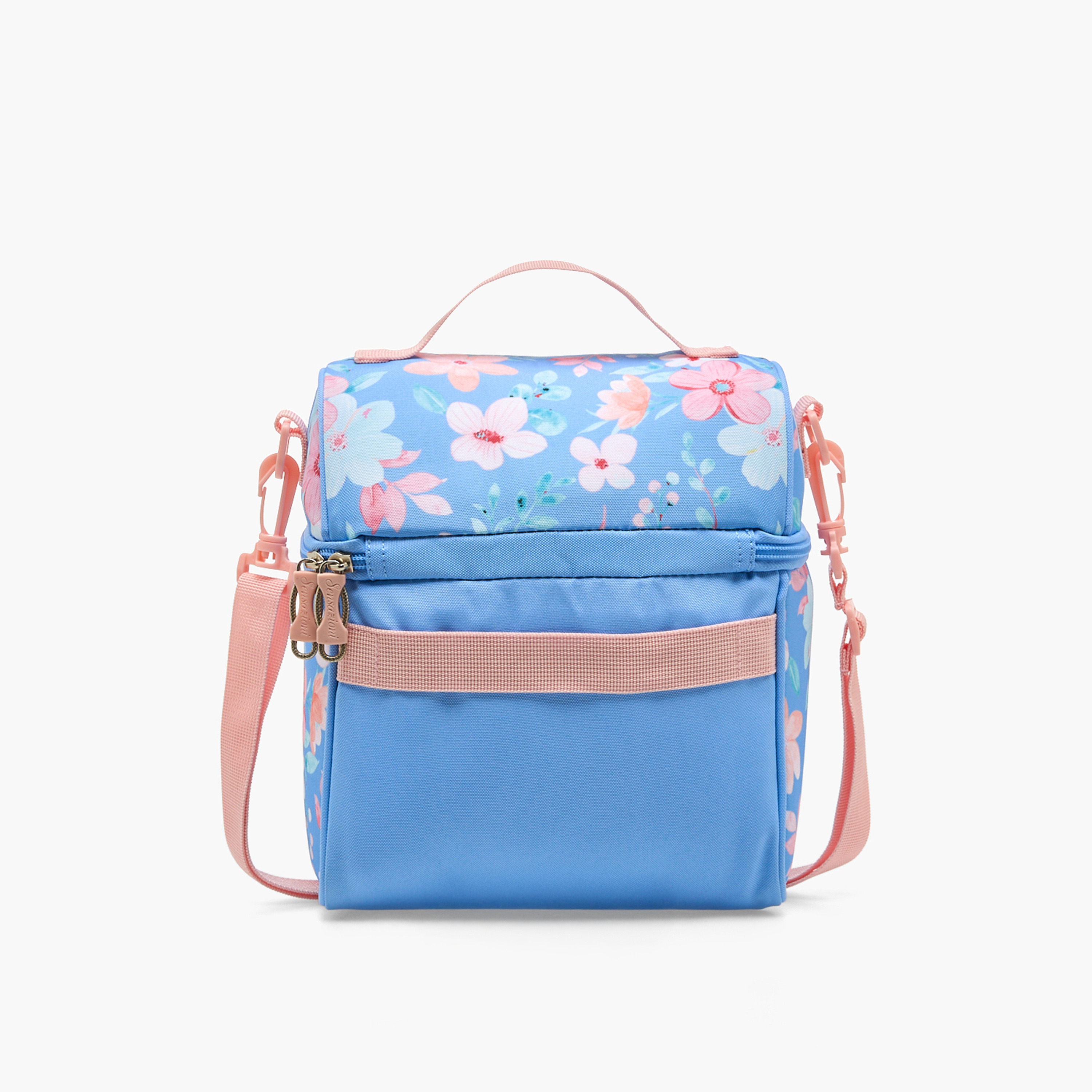 Sensazioni Floral Print Lunch Bag for Girls 8-13 Years with Detachable Strap-school-lunchessentials-lunchbags-image-7